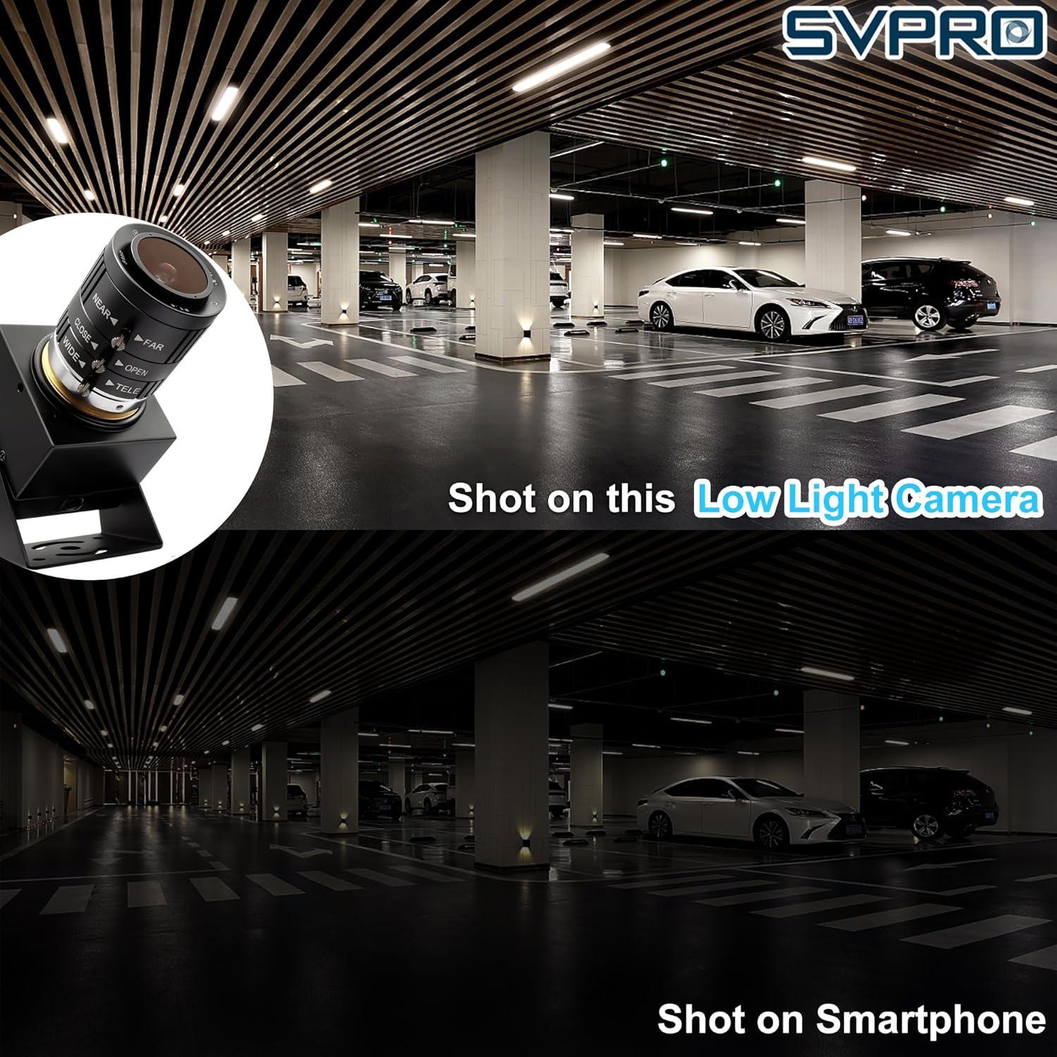 Cámara USB SVPRO 1080P 120fps 12MP 4K con Zoom Manual