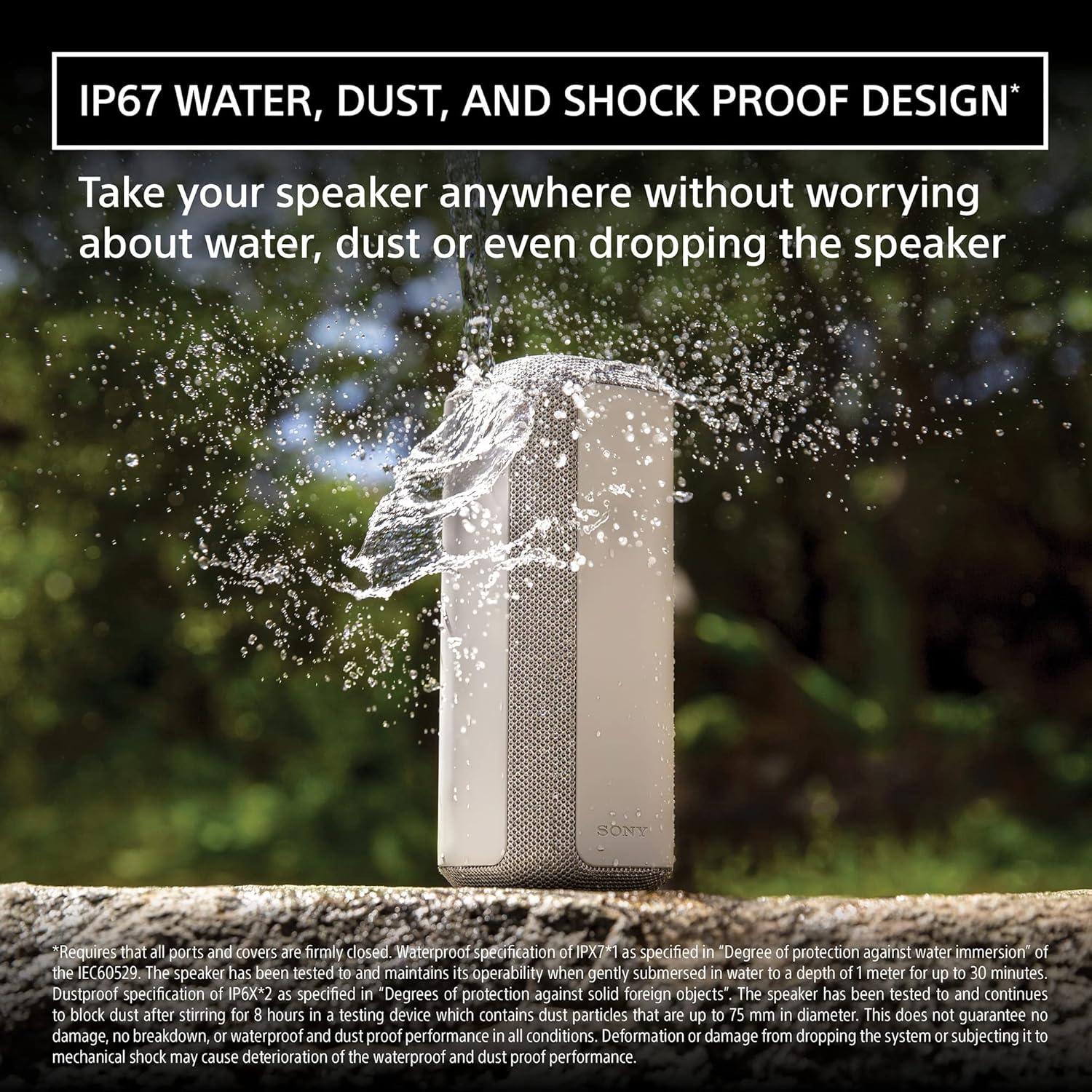 Altavoz Inalámbrico Sony SRS-XE300 Bluetooth IP67 24h Azul