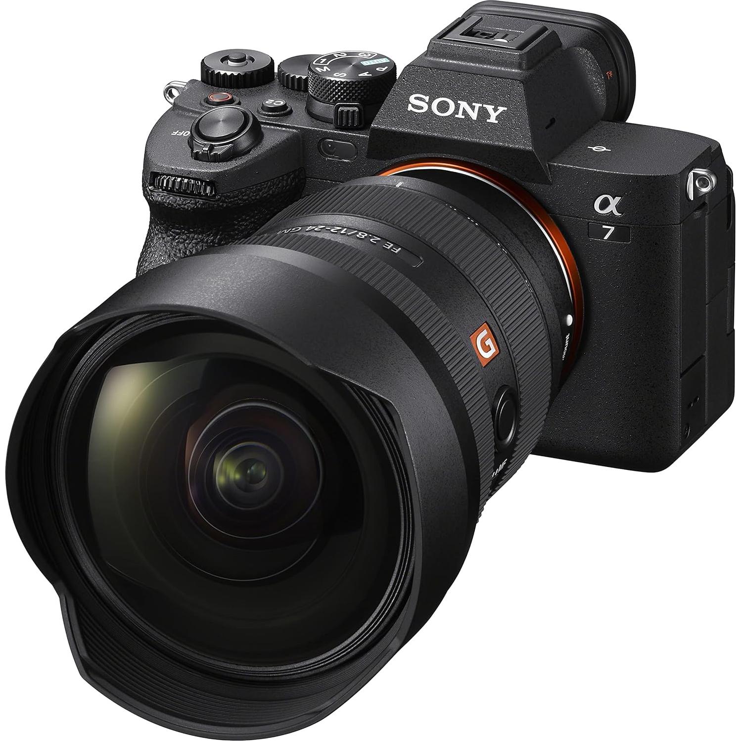 Cámara Sin Espejo Sony Alpha 7 IV 33MP + Lente 12-24mm F2.8 GM