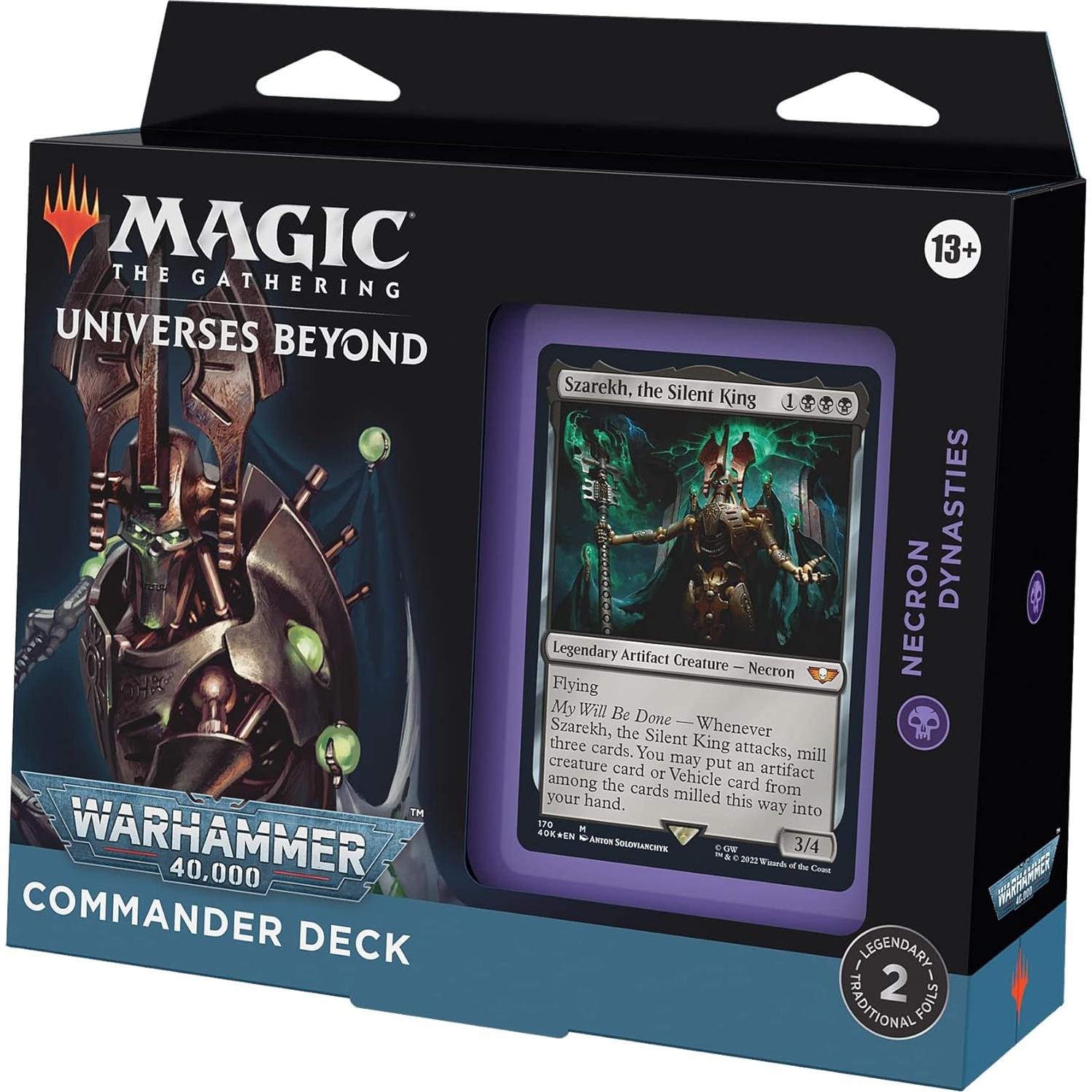 Mazo Commander Magic: The Gathering Necron 100 cartas