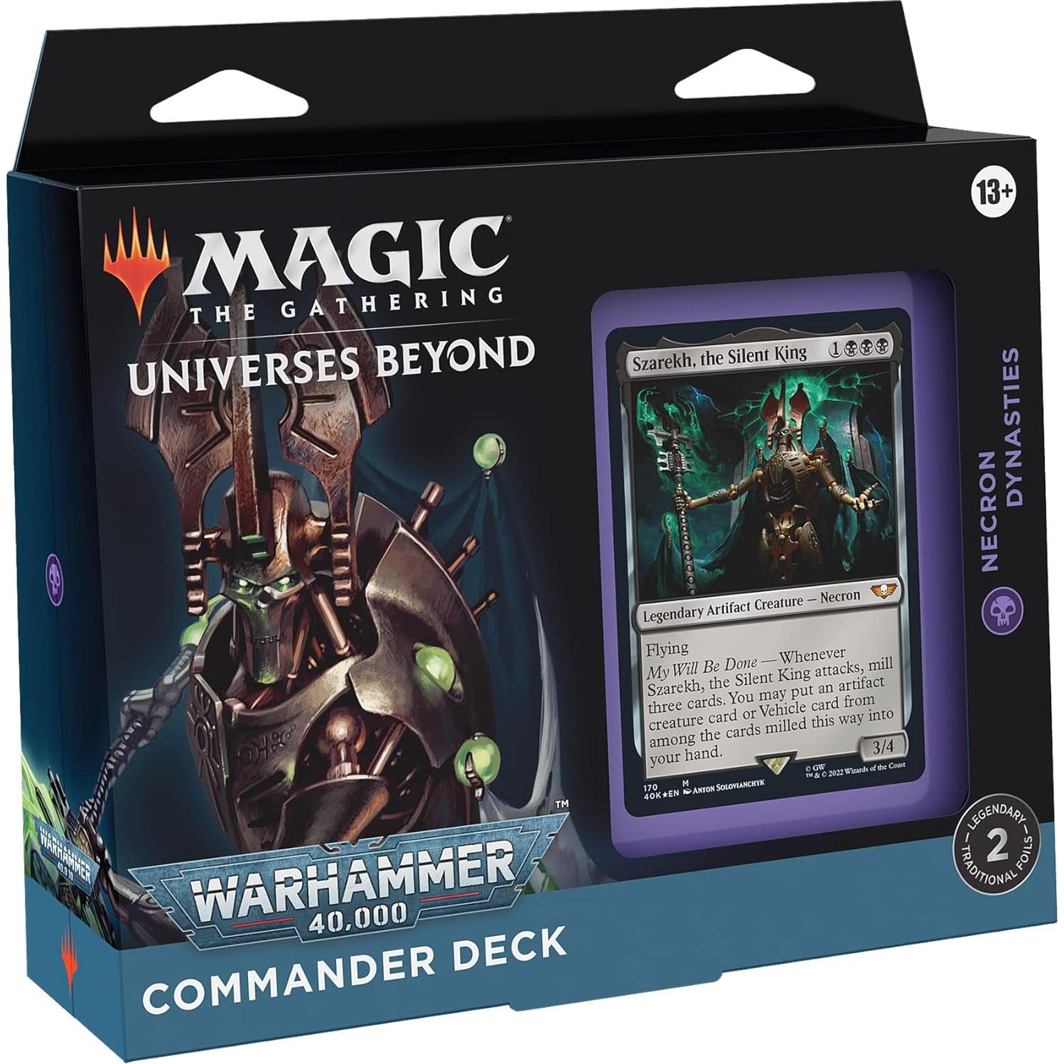 Mazo Commander Magic: The Gathering Necron 100 cartas