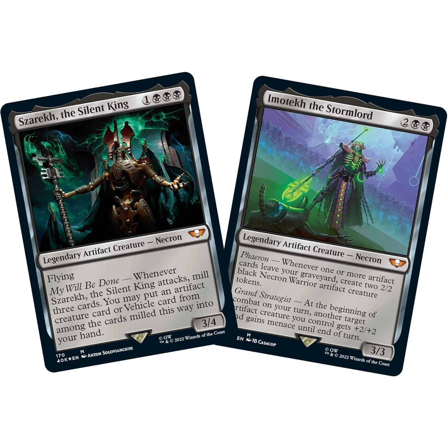 Mazo Commander Magic: The Gathering Necron 100 cartas