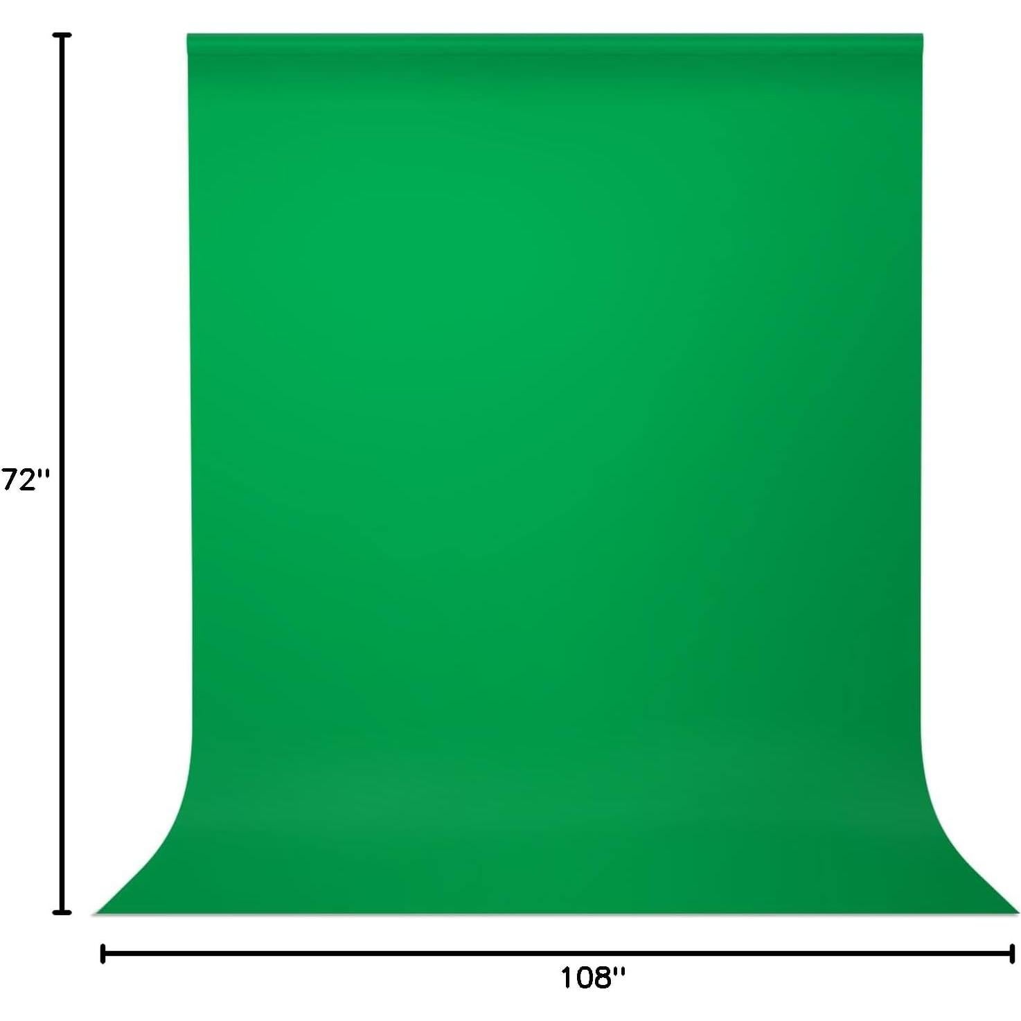 Fondo de estudio fotográfico verde Julius Studio 1.83x2.74m