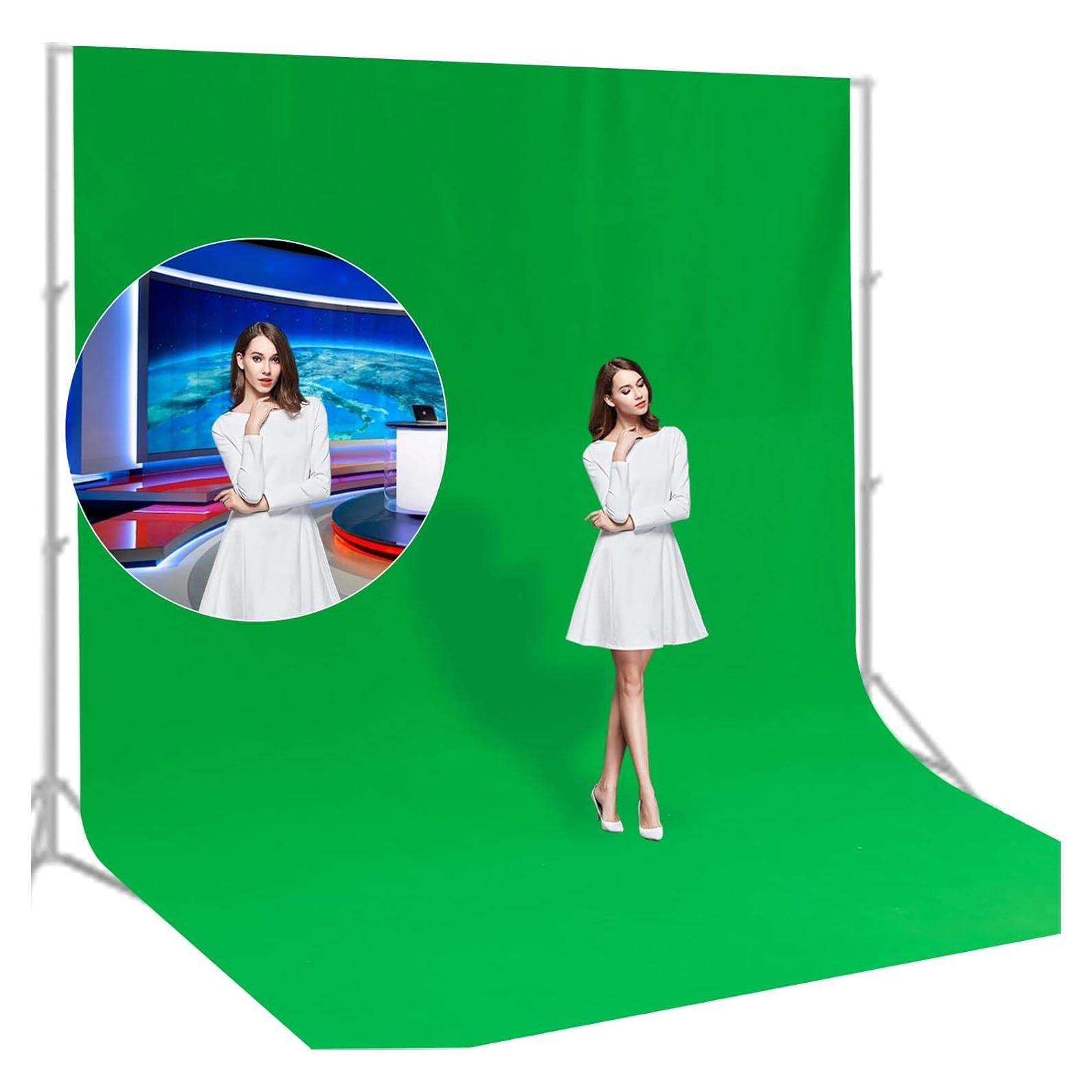 Fondo de Fotografía Verde BEIYANG 3x6m No Reflectante