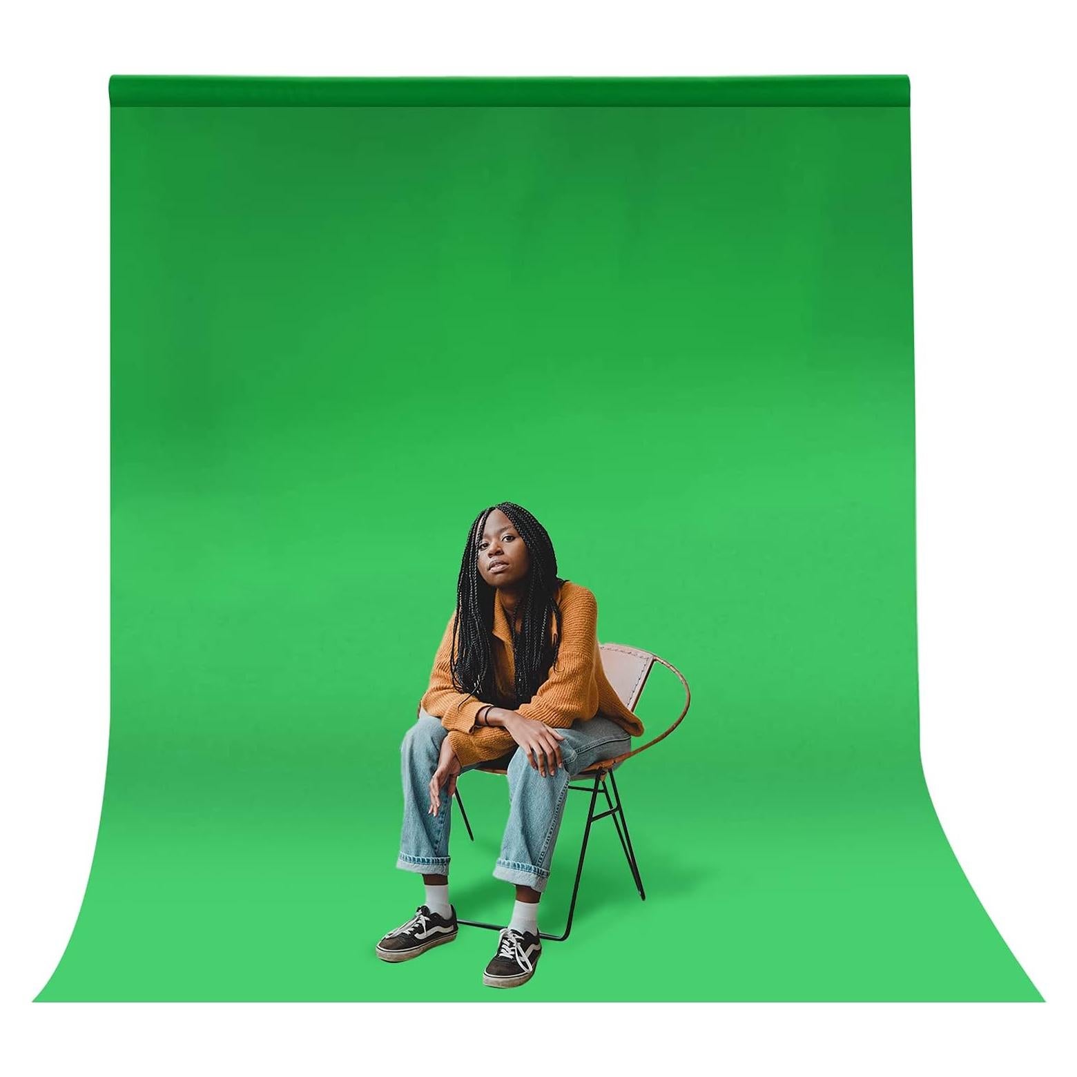 Tela Verde de Pantalla de Croma 1.52 x 2.13 m JS JULIUS STUDIO