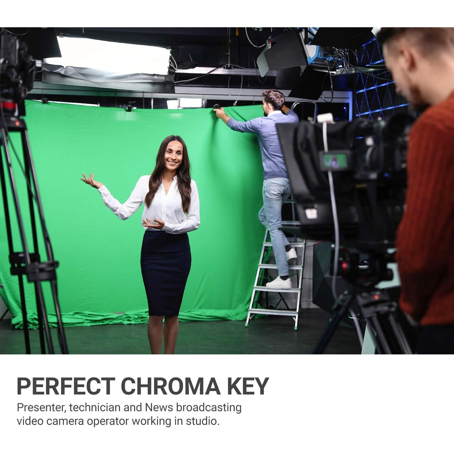 Tela Verde de Pantalla de Croma 1.52 x 2.13 m JS JULIUS STUDIO