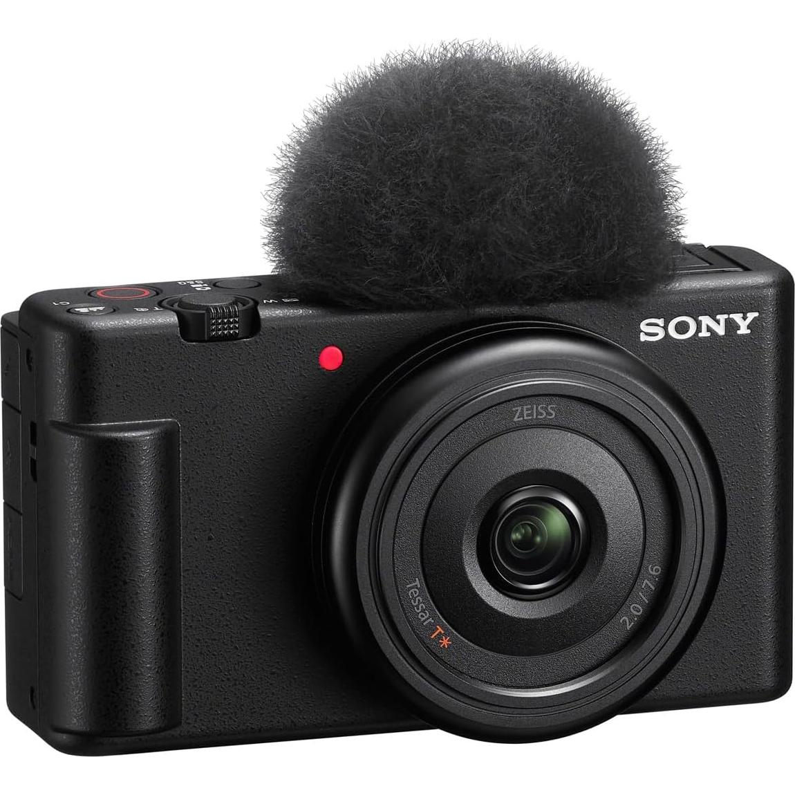 Cámara de Vlogging Sony ZV-1F Negra con Kit ACCVC1