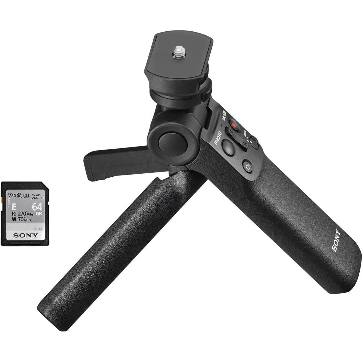 Cámara de Vlogging Sony ZV-1F Negra con Kit ACCVC1