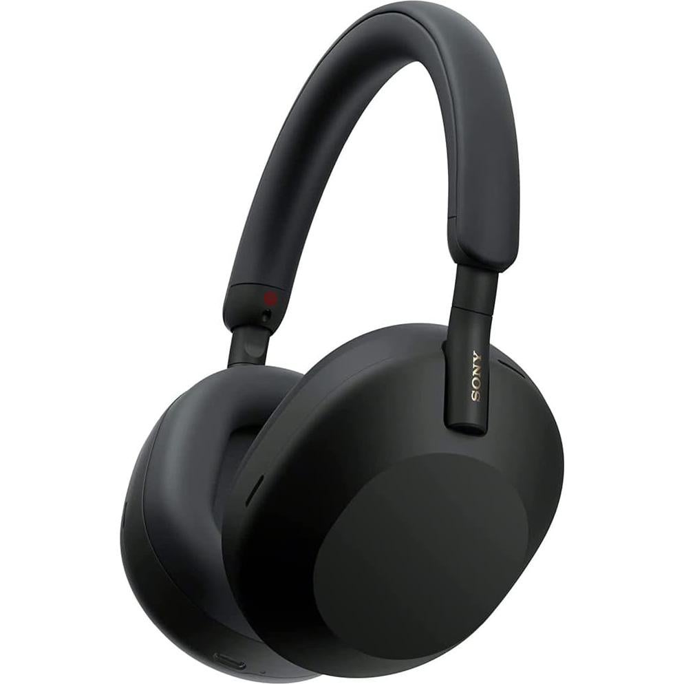Auriculares Inalámbricos Sony WH-1000XM5 Negro con Estuche y Protección