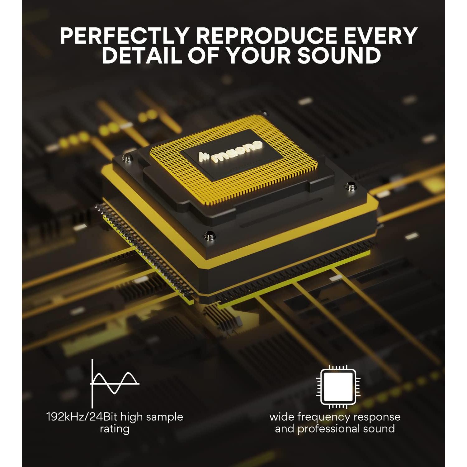 Micrófono de Podcast MAONO PD100U & PM500 Cardioide USB