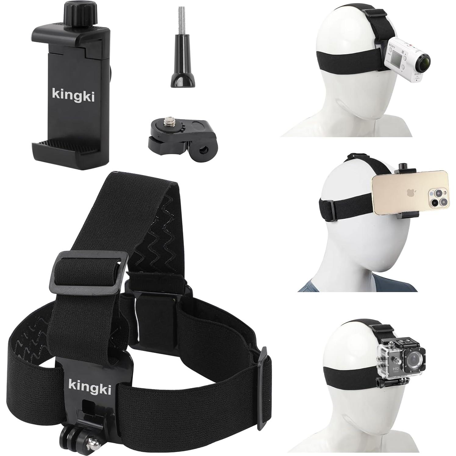 Soporte para Teléfono Móvil en Cabeza GZJH para Grabación