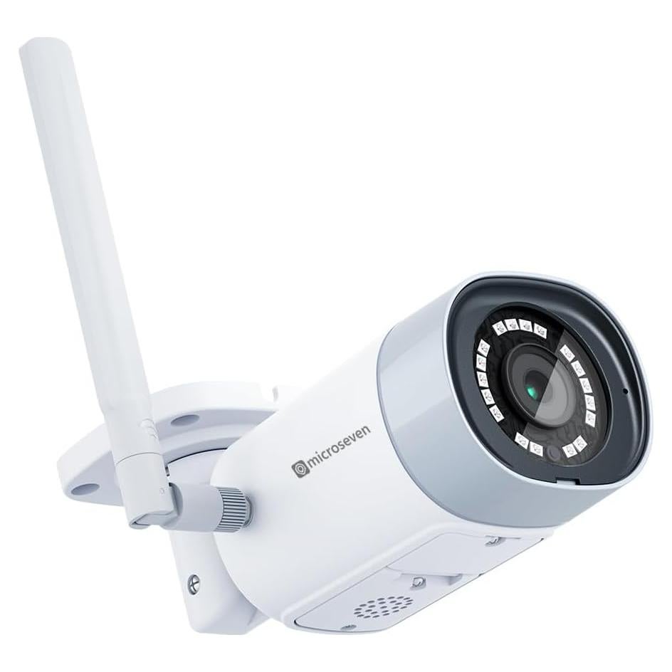 Cámara IP Microseven 4K 8MP Dúo WiFi 2.4/5GHz con Audio