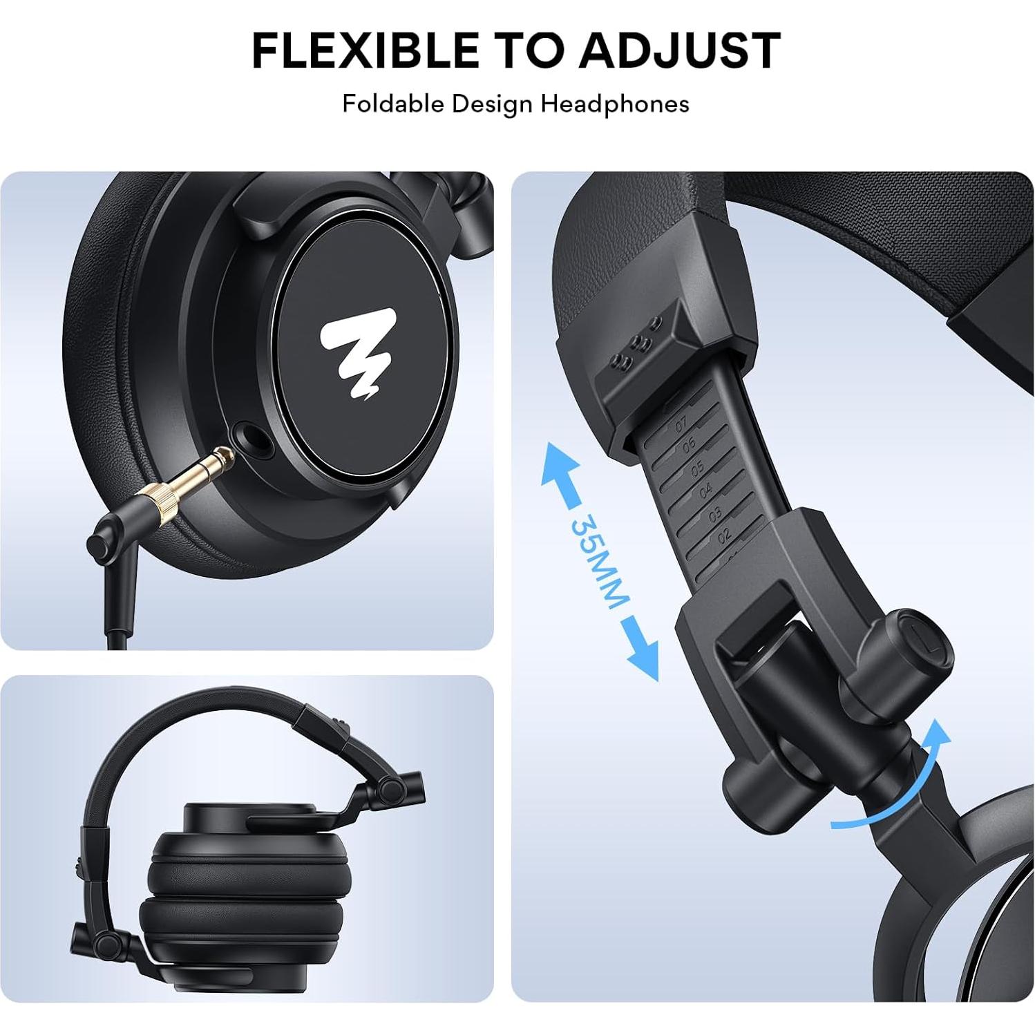 Micrófono Dinámico XLR MAONO PD100S con Auriculares MH601