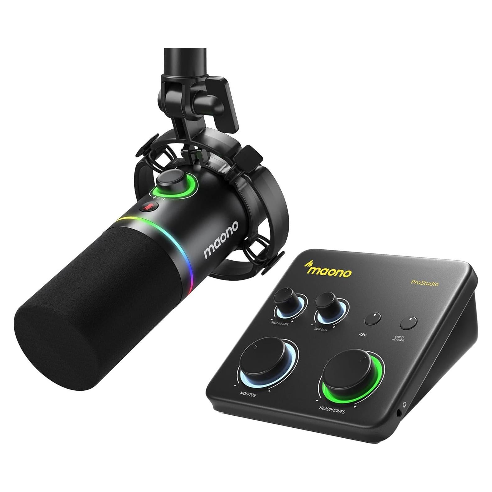 Interfaz de Audio USB MAONO PS22 Lite 24-bit/192kHz XLR