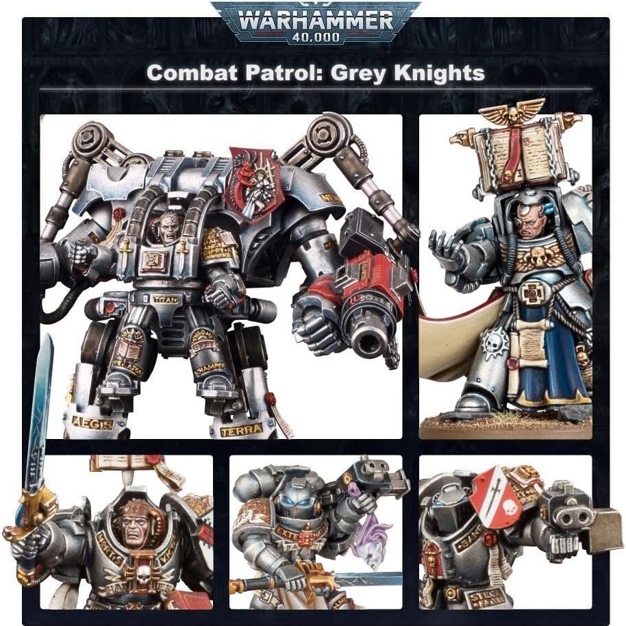 Patrulla de Combate Caballeros Grises Games Workshop 12 Miniaturas