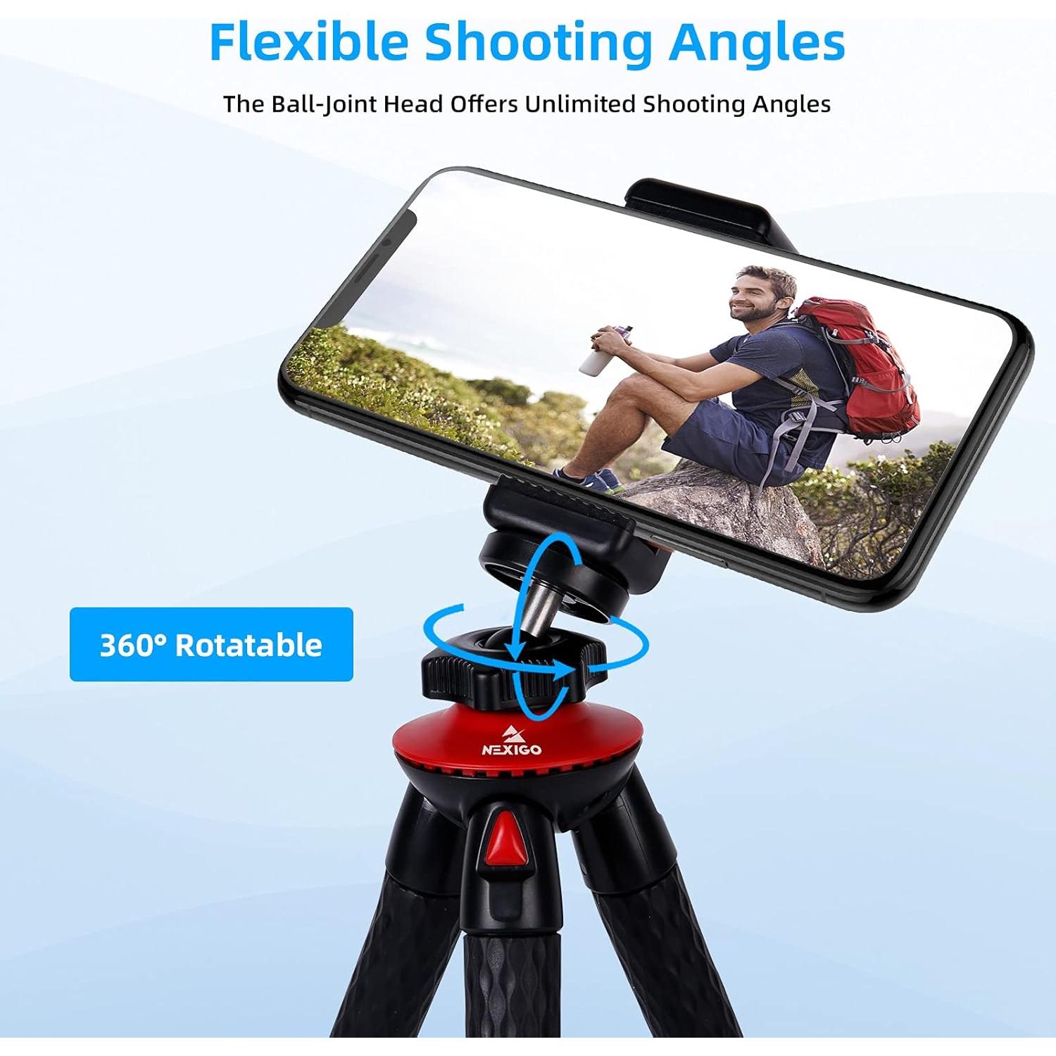 Webcam 4K NexiGo N950P con Control Remoto y Trípode Flexible