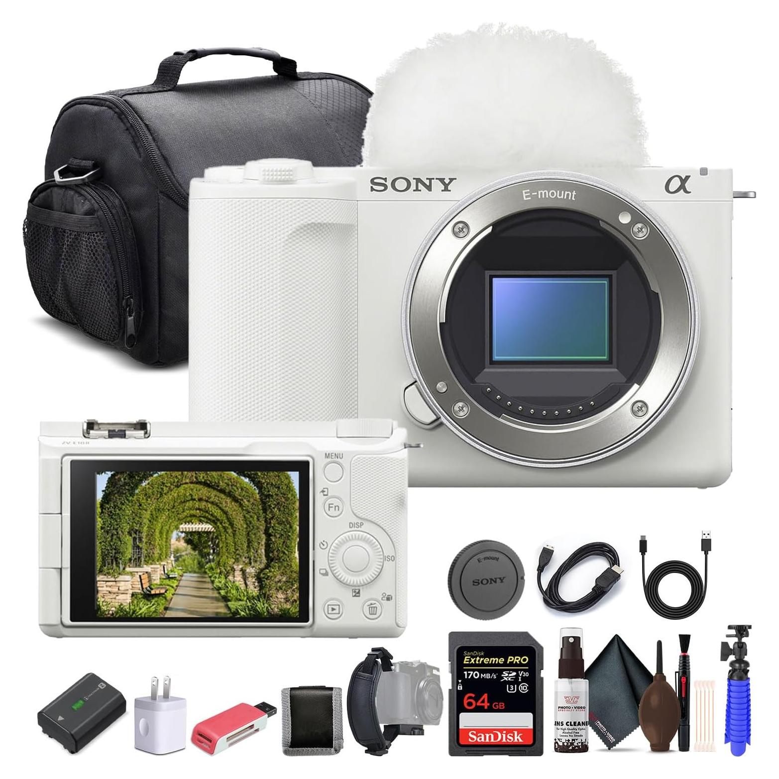 Cámara Sin Espejo Sony Alpha ZV-E10 II Blanco + Accesorios