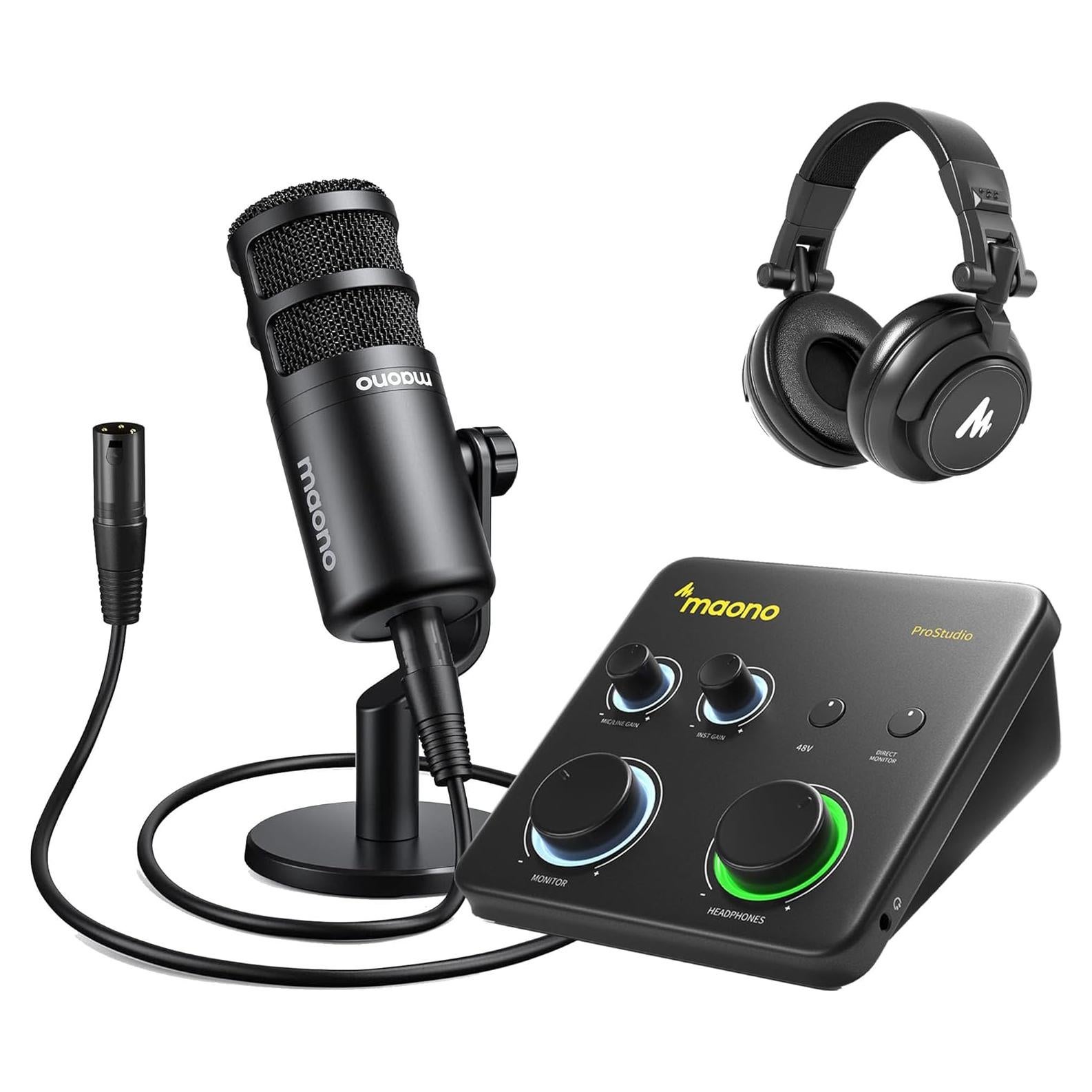 Interfaz de Audio USB MAONO PS22 Lite 24-bit/192kHz XLR