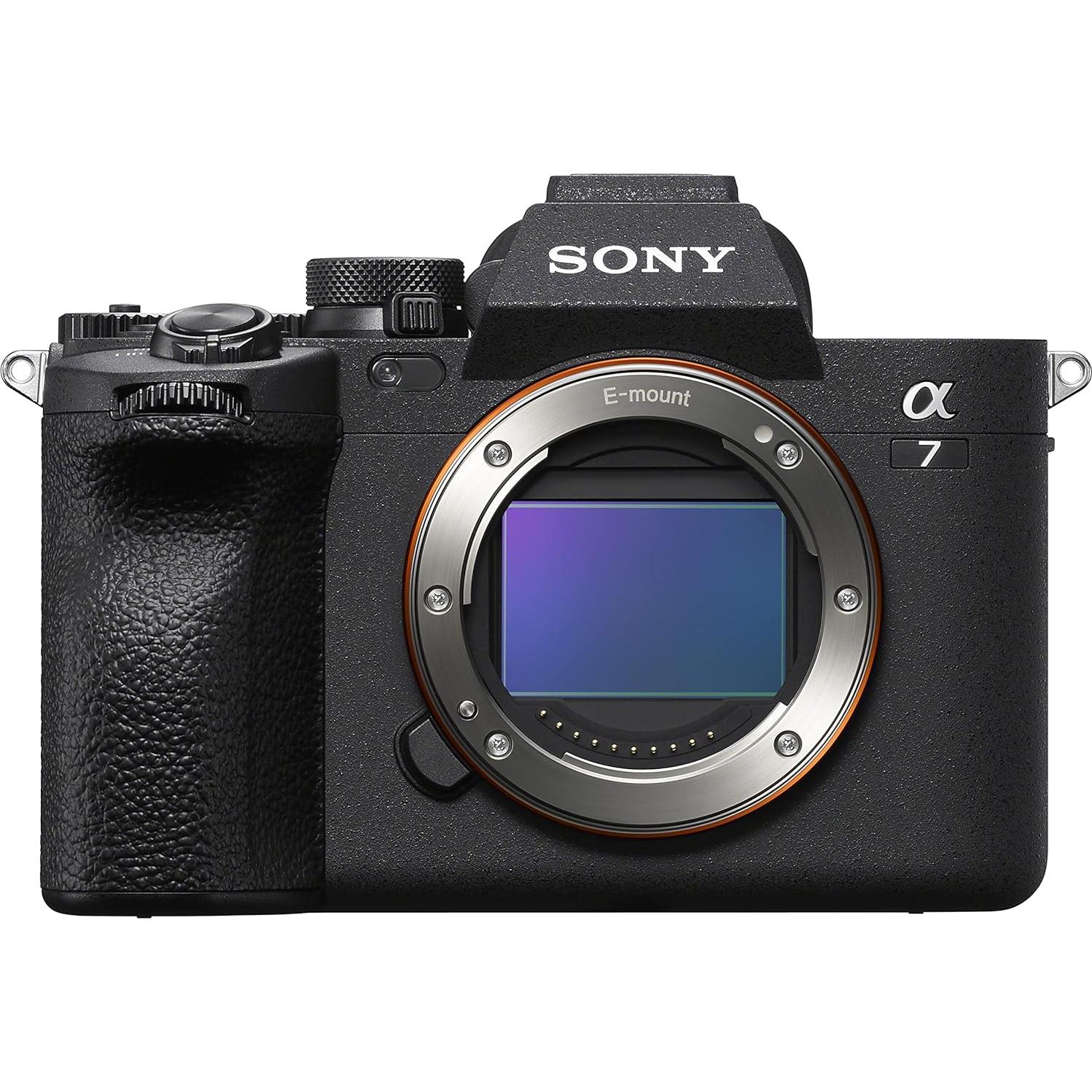 a7 IV Mirrorless Full Frame Camera Body with 28-70mm F3.5-5.6 Lens Kit ILCE-7M4K/B | Official Sony USA Partner Model | Bundle with Deco Gear Photography Case + Tripod + Extra Battery + Charger