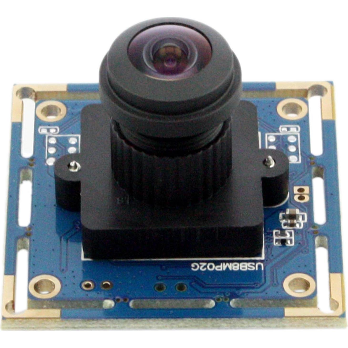 Cámara USB ELP 8MP Gran Angular Ojo de Pez 180° 4K