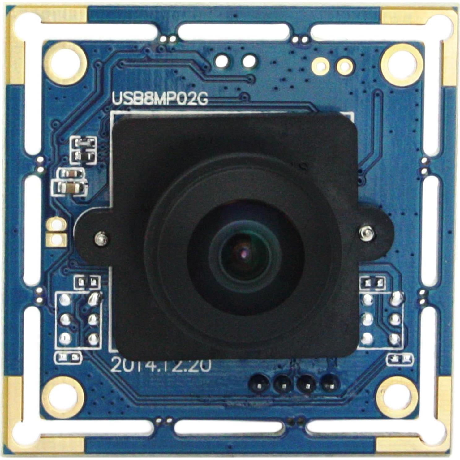 Cámara USB ELP 8MP Gran Angular Ojo de Pez 180° 4K