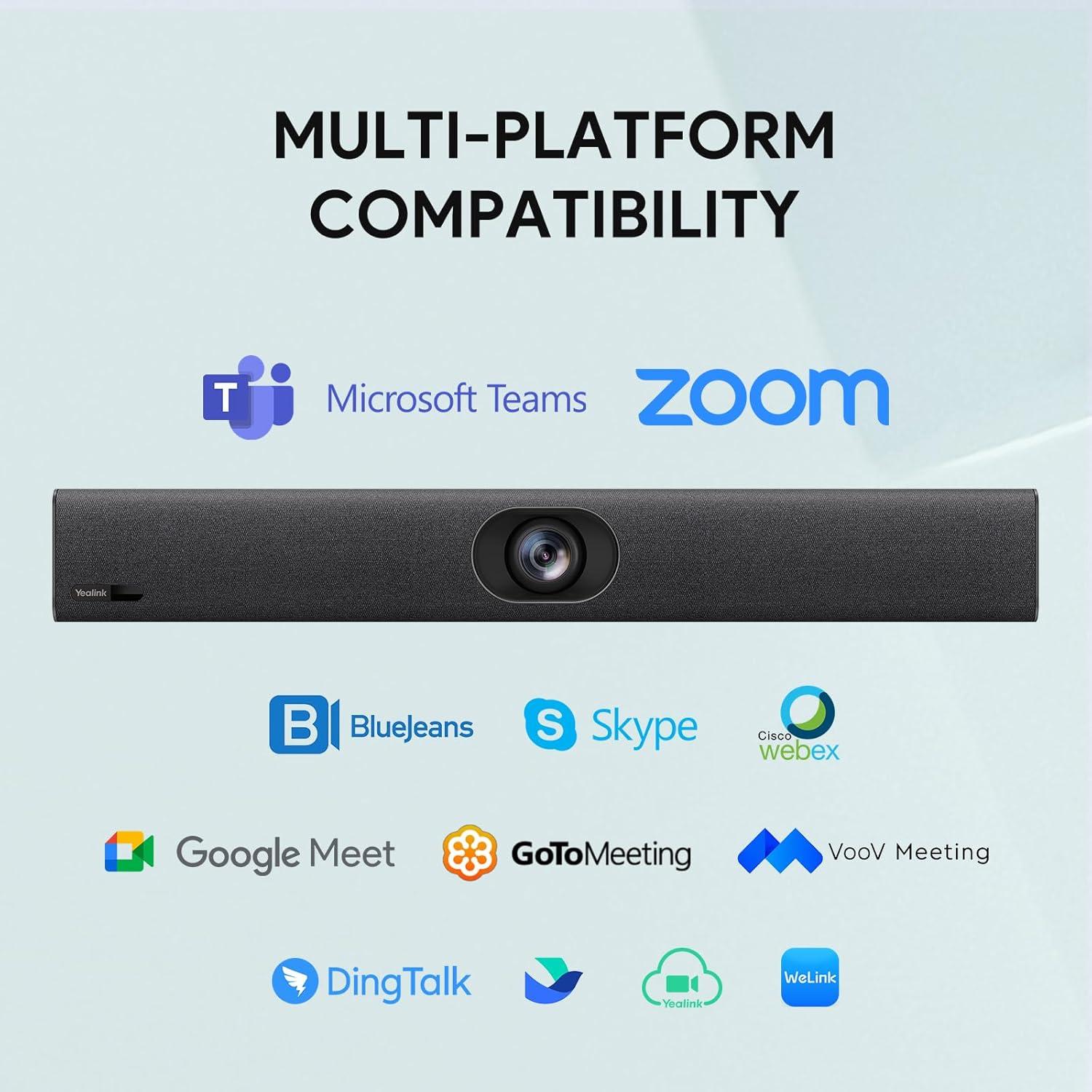 Cámara de Conferencia USB Yealink UVC40 E2 4K Gran Angular