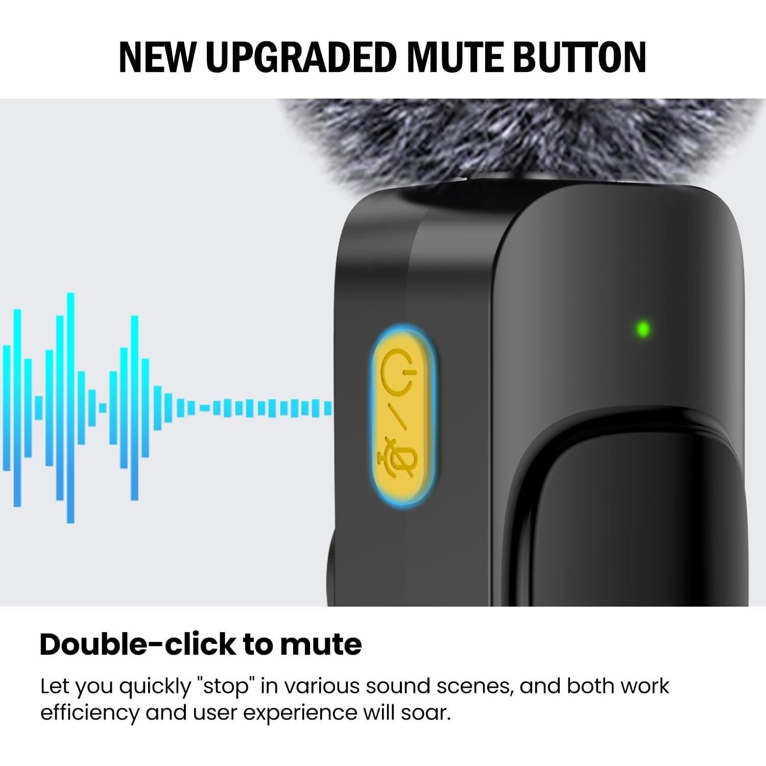 Micrófono Lavalier Inalámbrico MULBEVD L3 con Cancelación de Ruido