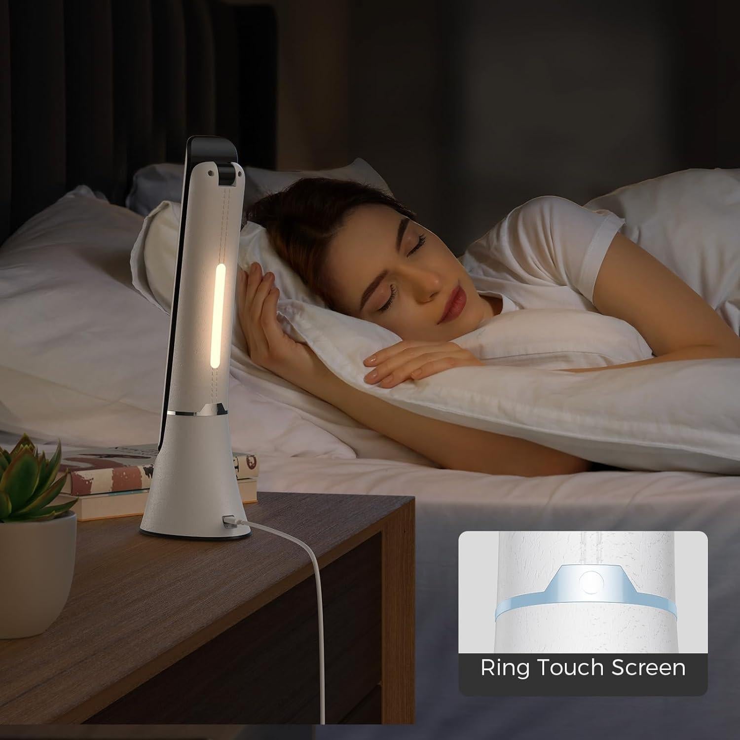 Lámpara de Terapia de Luz COTLIKE 10000 LUX LED Blanca