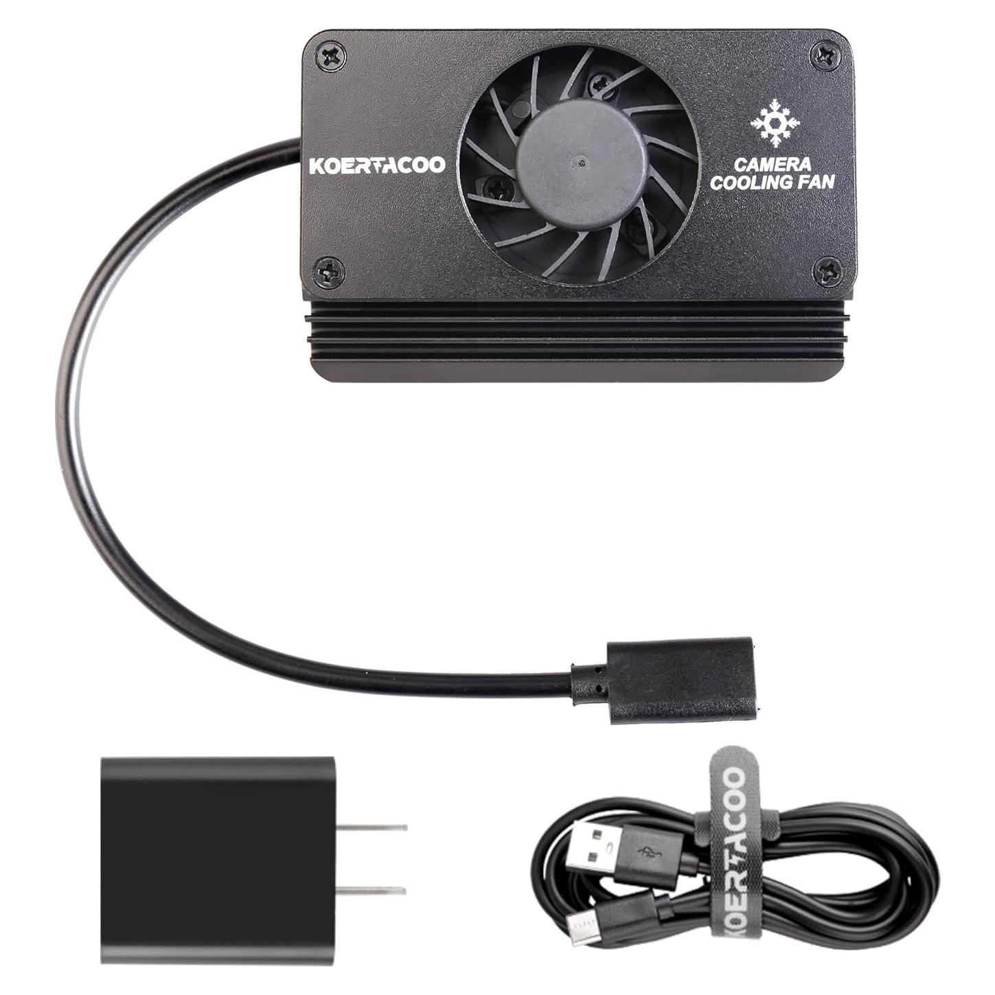 Ventilador de Enfriamiento KOERTACOO para Cámara Sony A7M3/A7R3/A7R4/A1