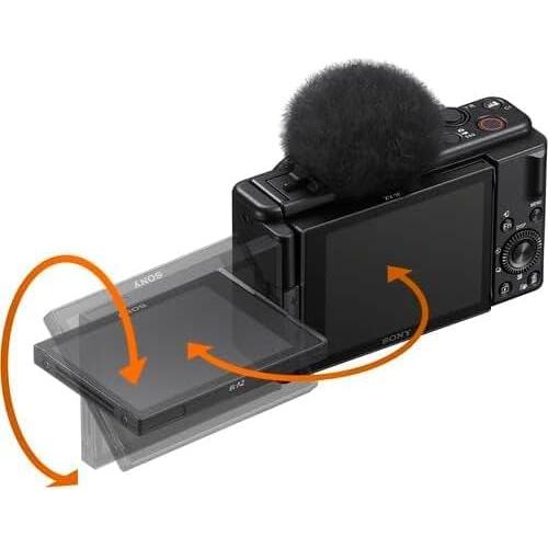 Cámara Vlog Sony ZV-1F Negra con Accesorios Avanzados