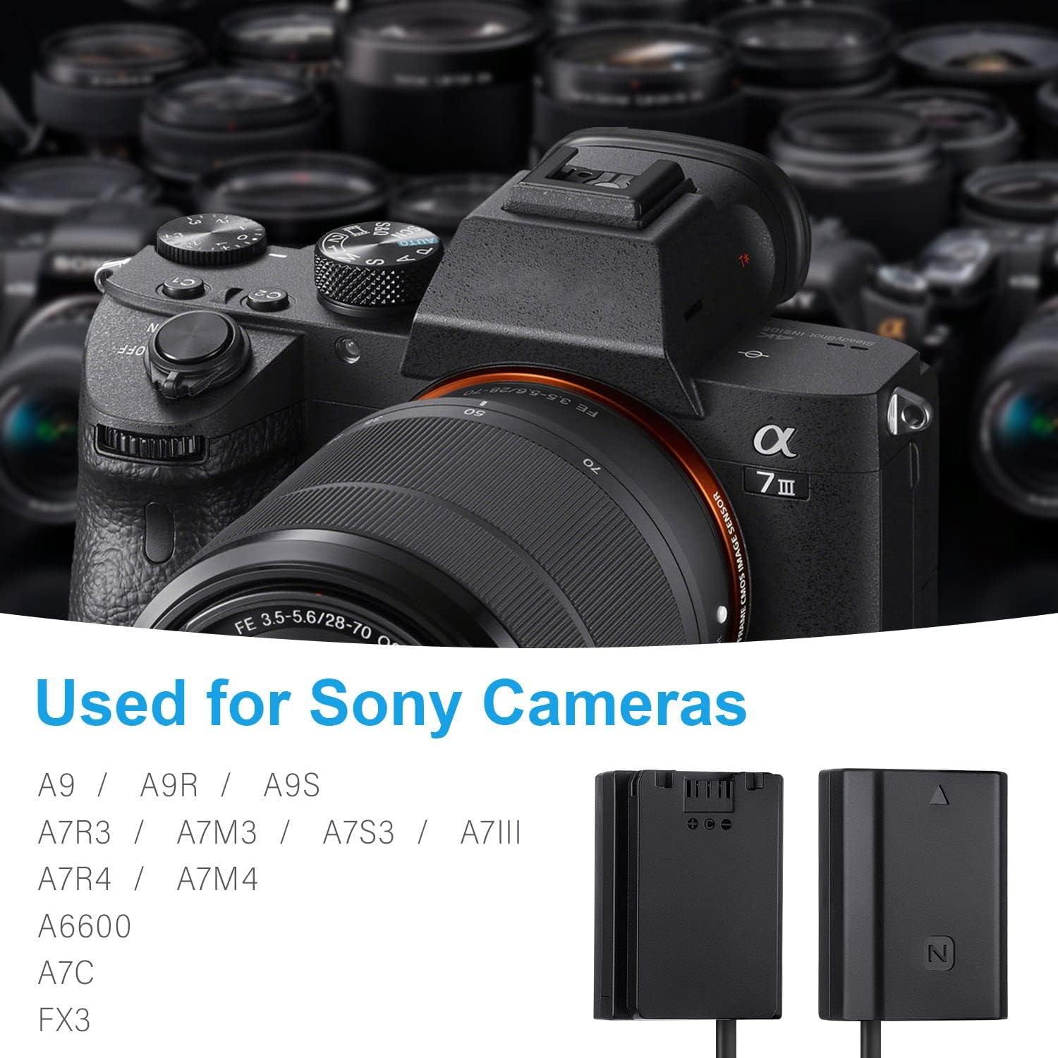 Adaptador de Alimentación FOMITO NP-FZ100 USB-C para Cámara Sony
