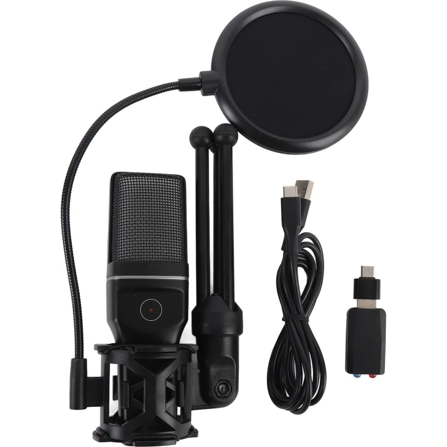 Micrófono USB VBESTLIFE con Iluminación RGB y Soporte