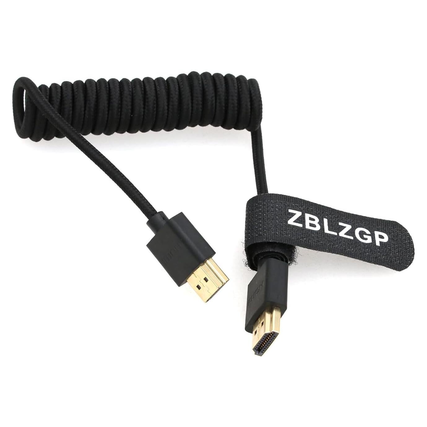 Cable HDMI 2.1 8K 60Hz ZBLZGP 30cm Trenzado Negro
