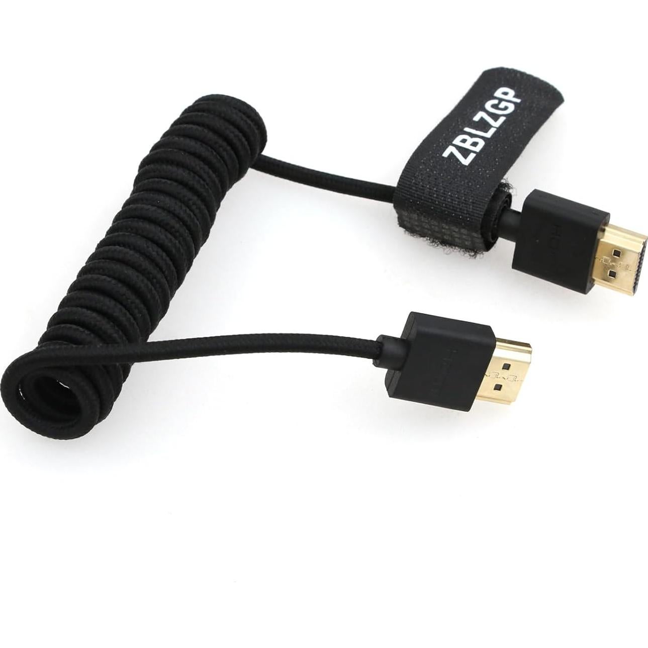 Cable HDMI 2.1 8K 60Hz ZBLZGP 30cm Trenzado Negro