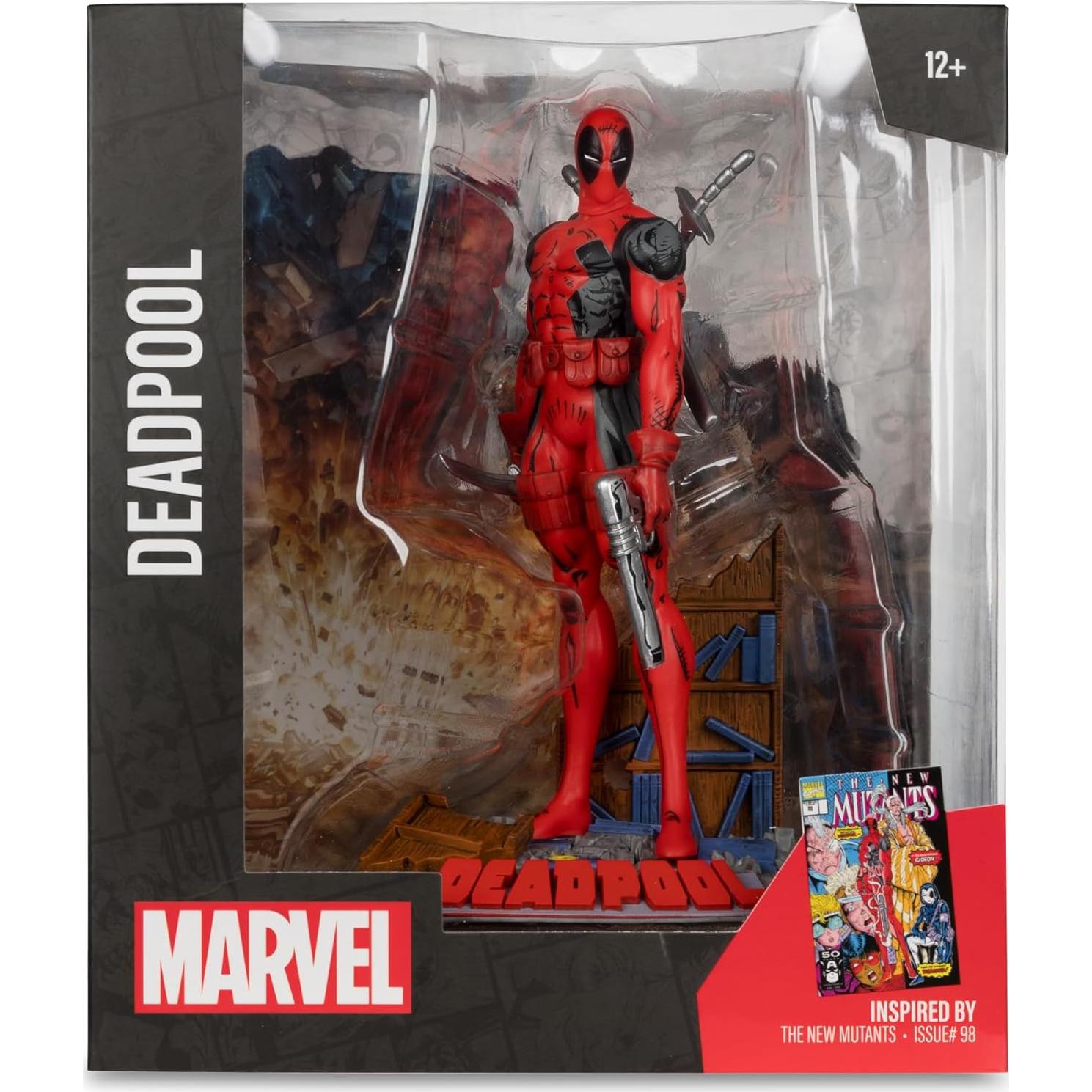Figura Deadpool 1:10 McFarlane Toys con Escena Coleccionable