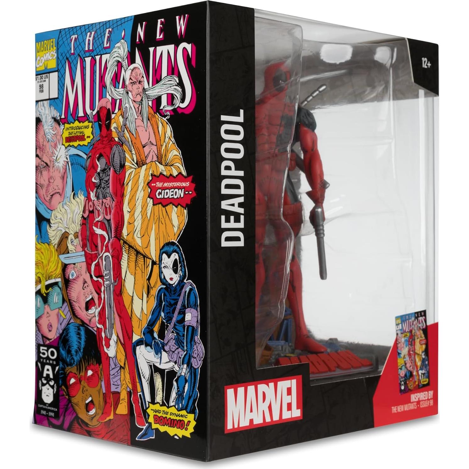 Figura Deadpool 1:10 McFarlane Toys con Escena Coleccionable