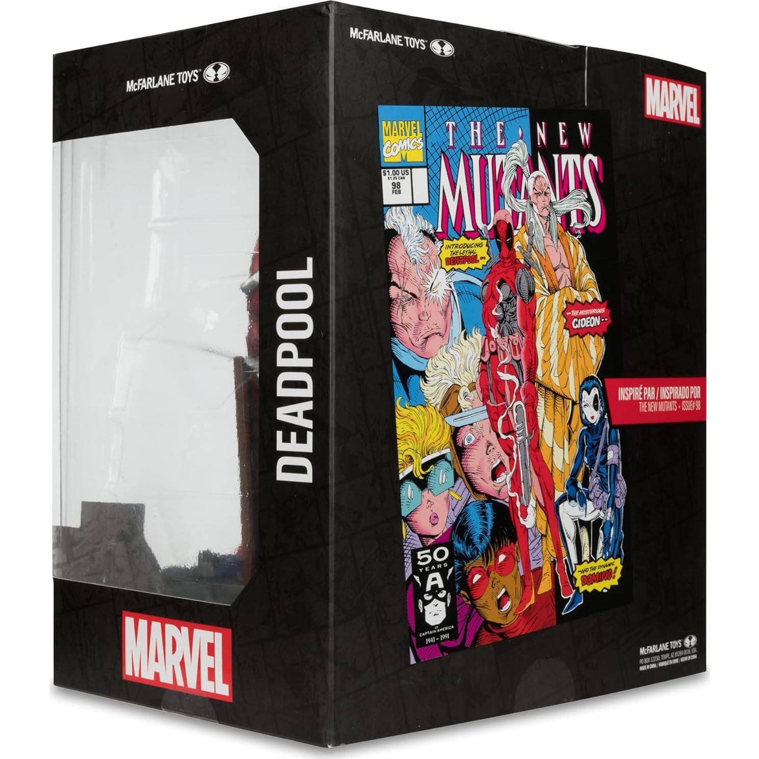 Figura Deadpool 1:10 McFarlane Toys con Escena Coleccionable