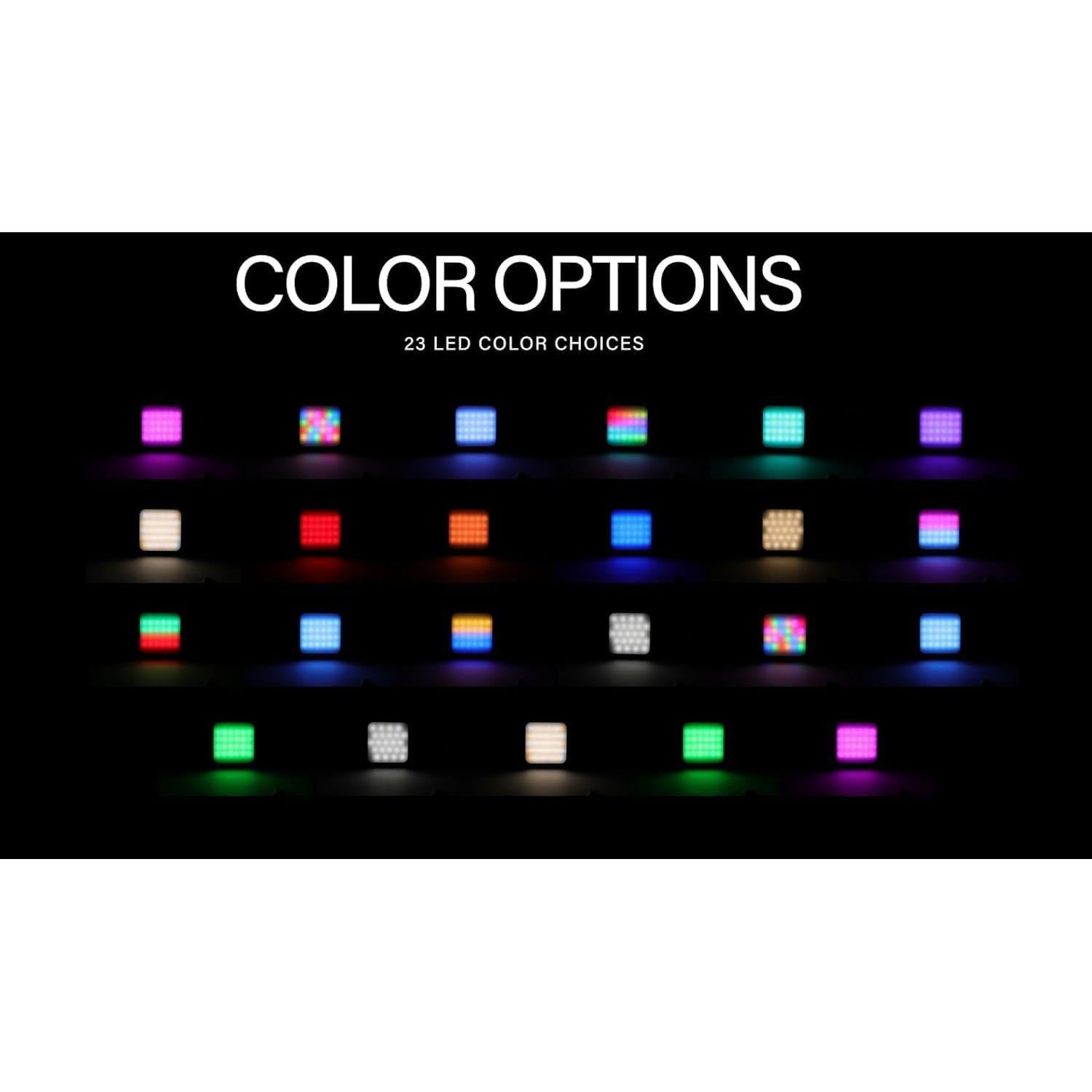 Luz de Video RGB Portátil Digital Nc 70 LED Batería 2000mAh