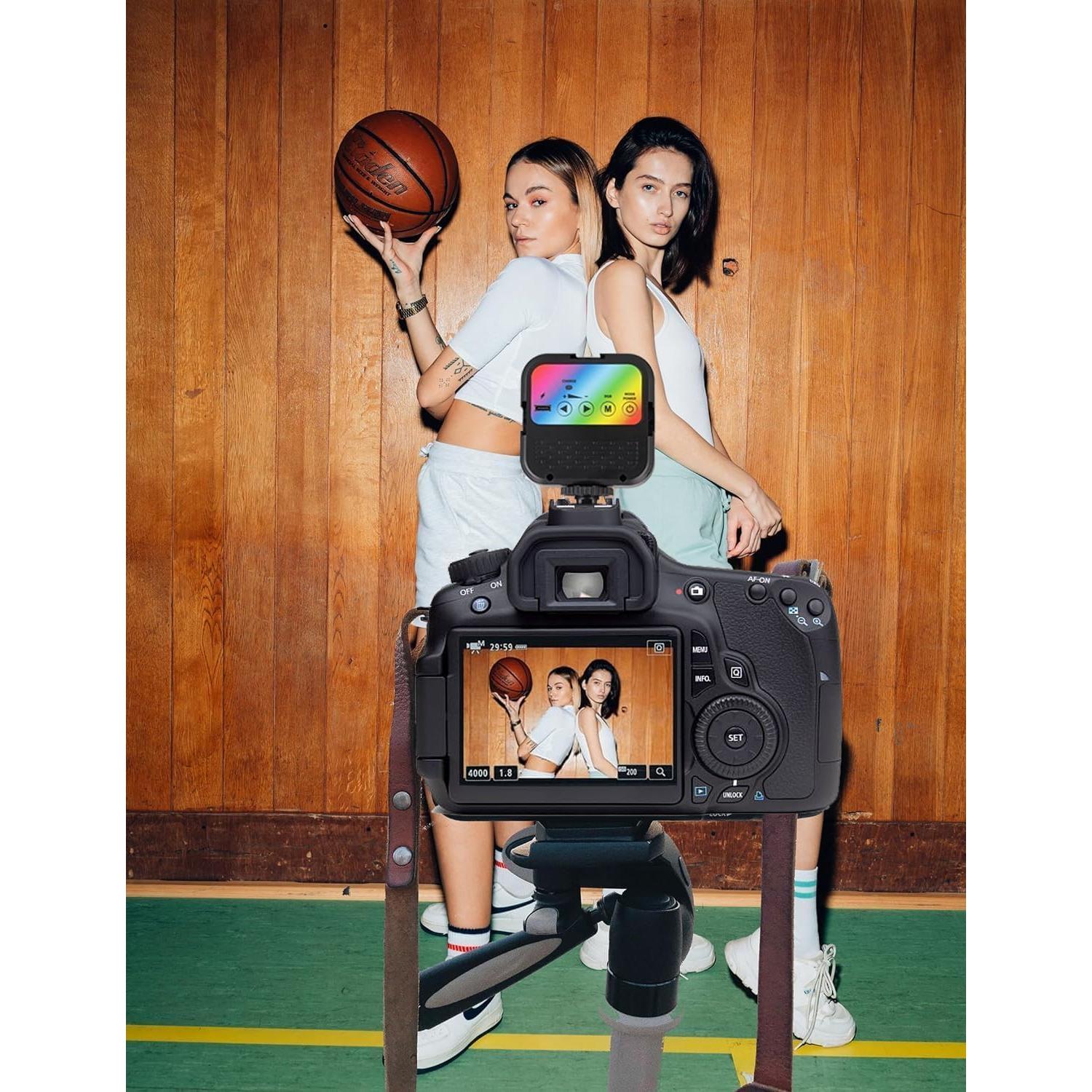 Luz de Video RGB Portátil Digital Nc 70 LED Batería 2000mAh