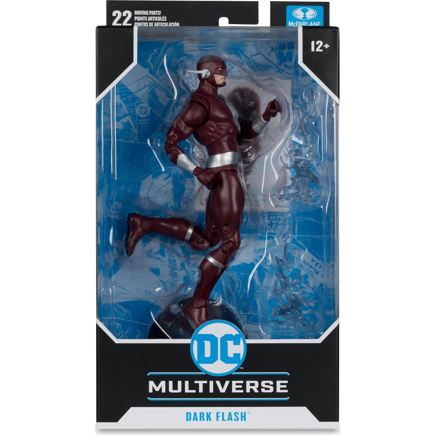 Figura de acción McFarlane DC Multiverse Dark Flash 17.8 cm