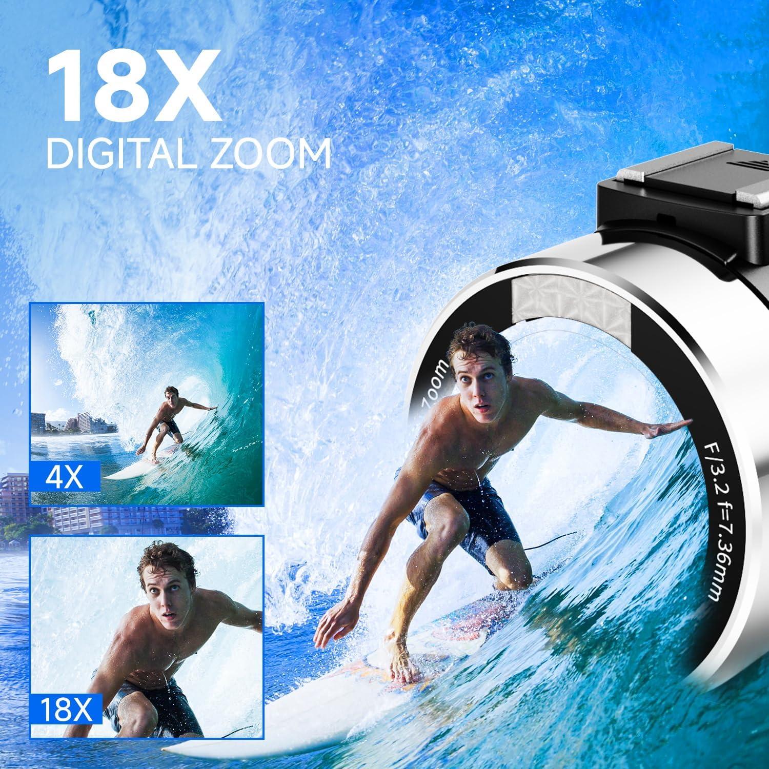 Cámara de Video 4K Dumjug HDV1305 48MP Pantalla 3.5"