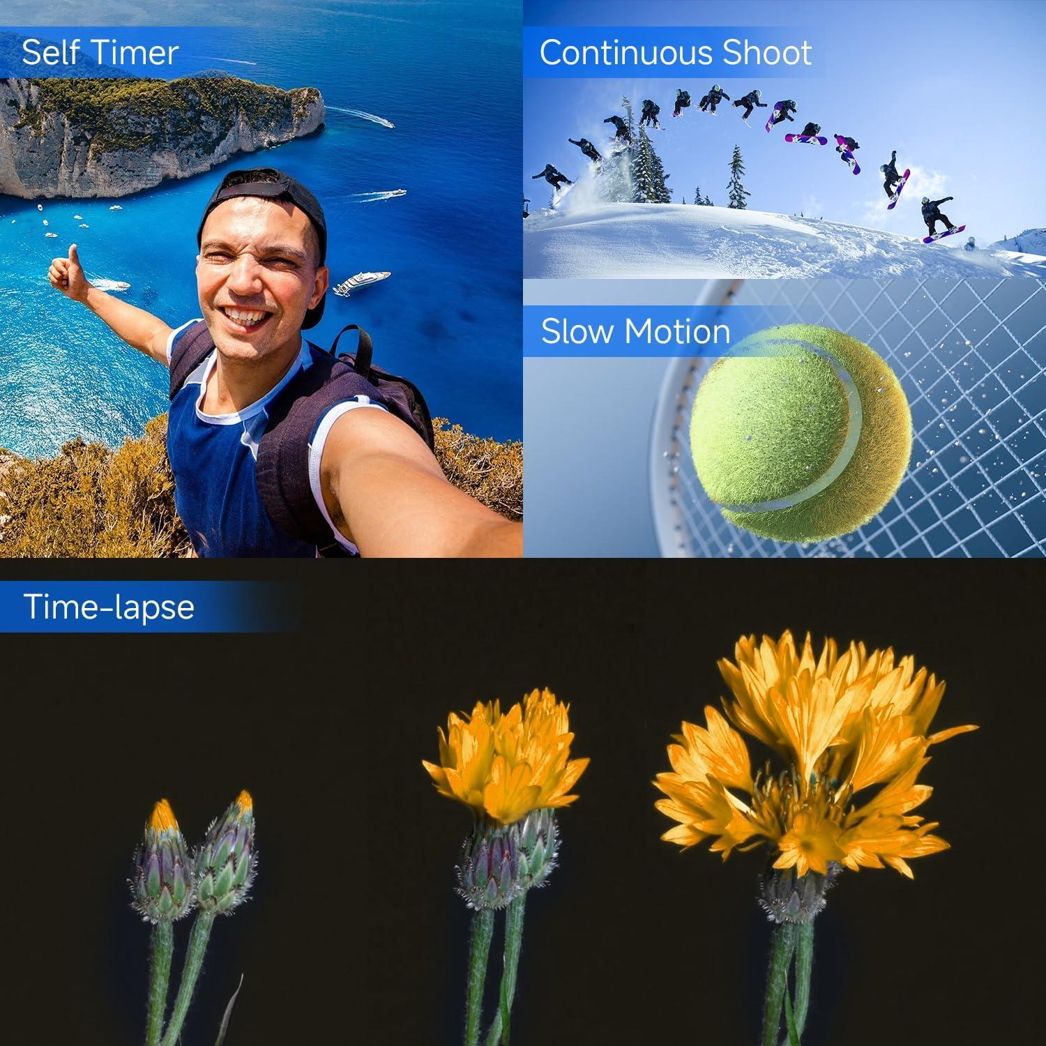 Cámara de Video 4K Dumjug HDV1305 48MP Pantalla 3.5"