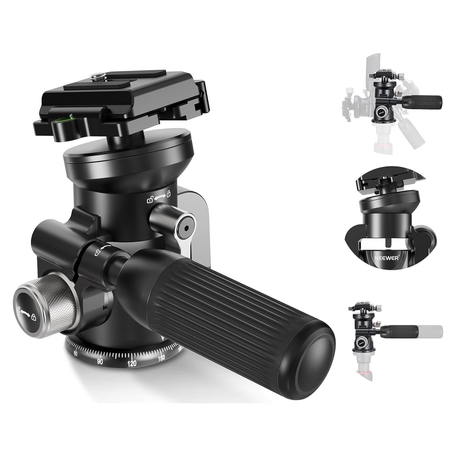 Cabezal de Trípode NEEWER TH03 para Cámara de Video 5kg