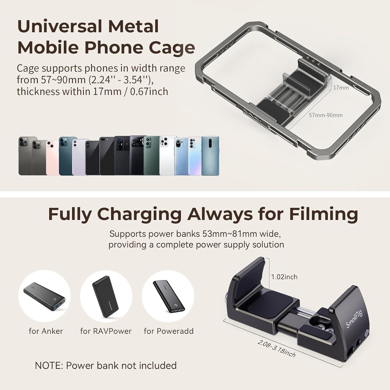 Kit de Rig de Video SmallRig para Smartphone y Cámaras