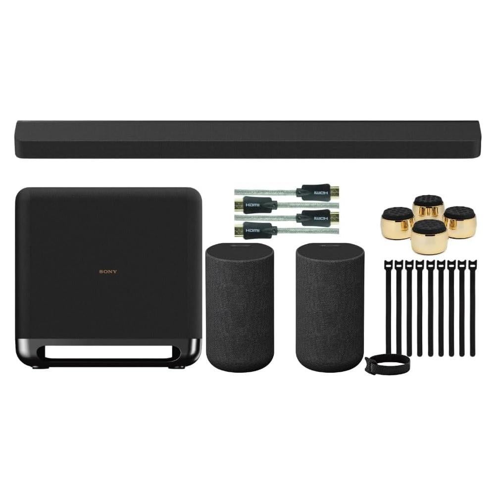 Barra de Sonido Sony HT-A9000 con Dolby Atmos y Subwoofer Inalámbrico