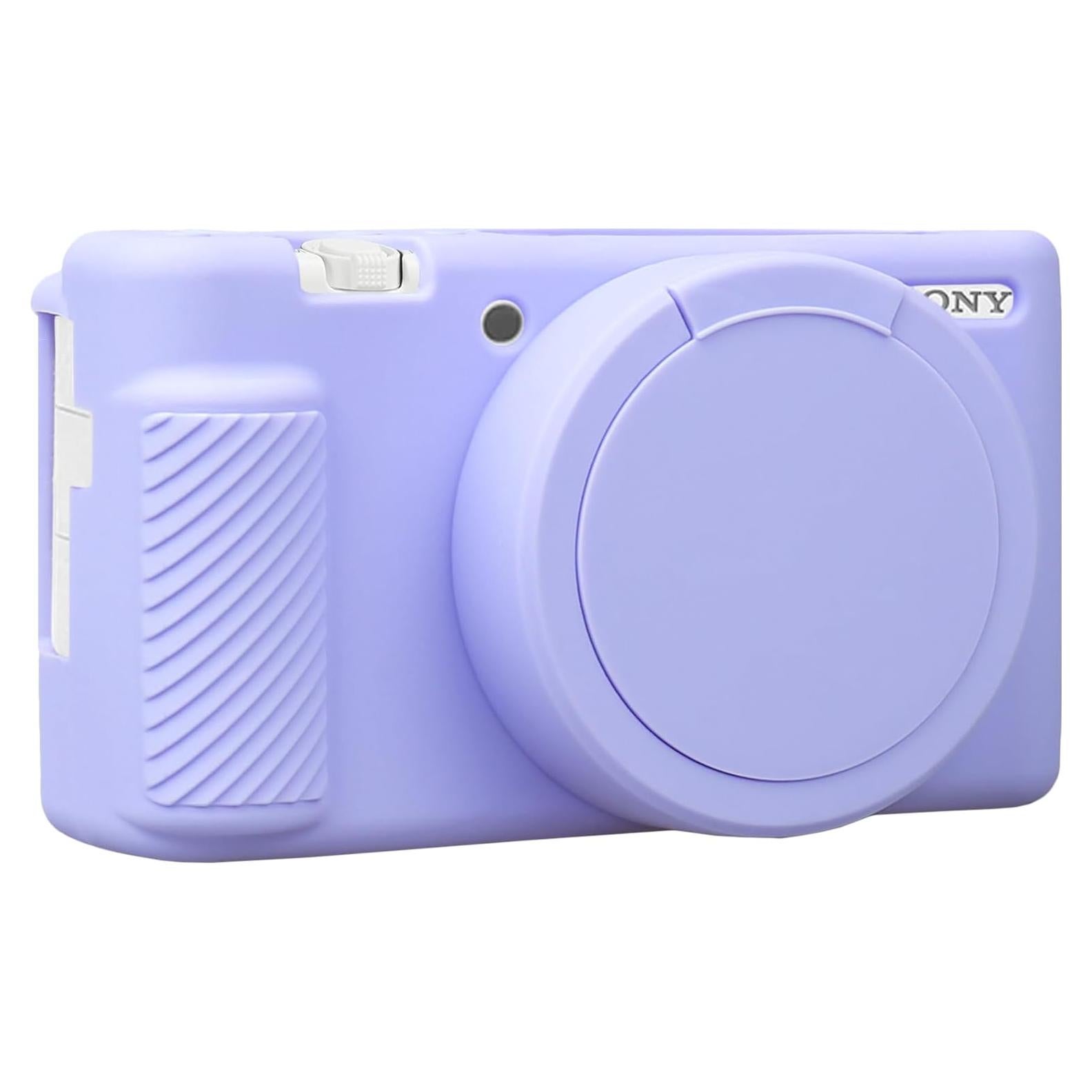 Funda de silicona BOVKE para cámara Sony ZV-1 morado