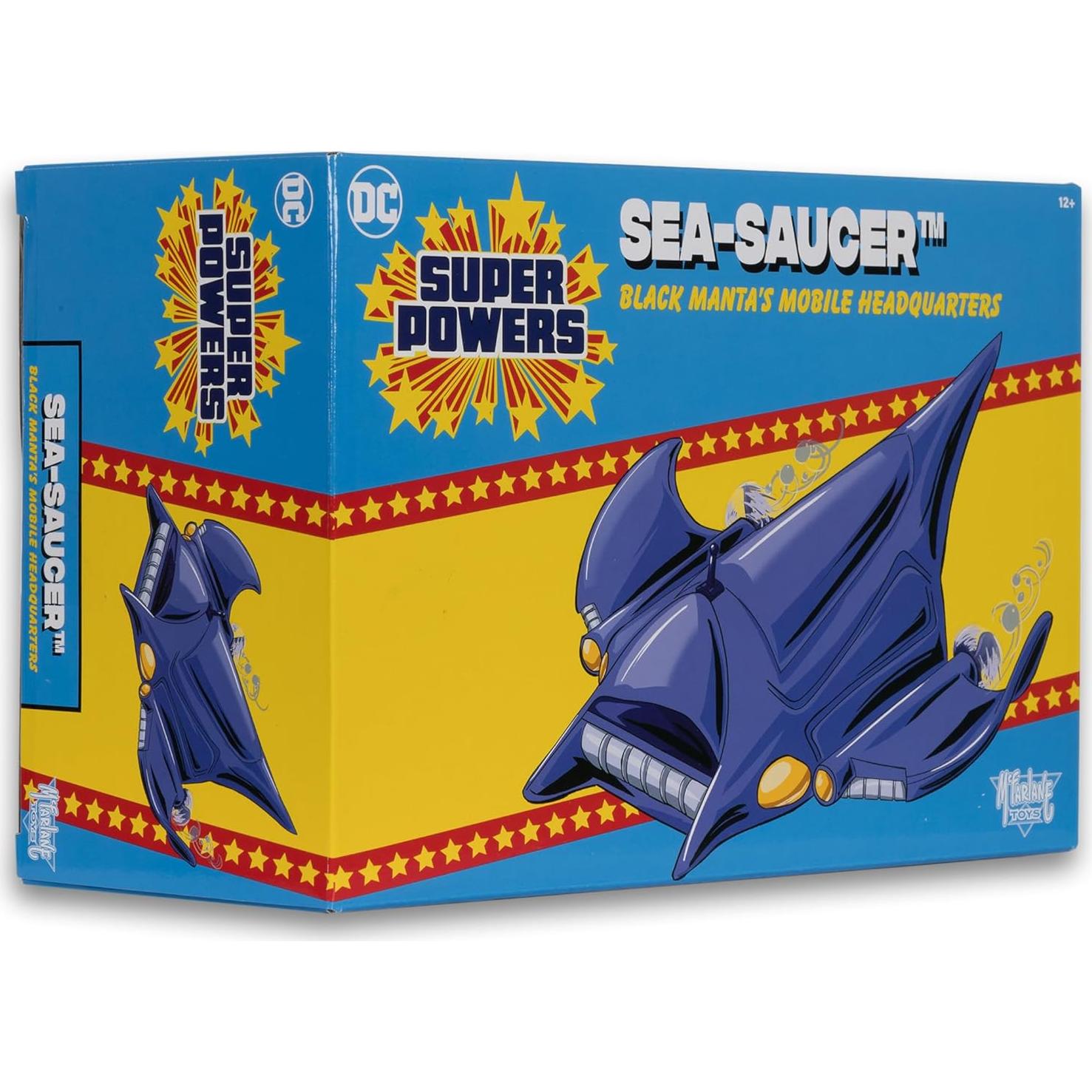 Vehículo Sea-Saucer McFarlane Toys Black Manta 10x22cm