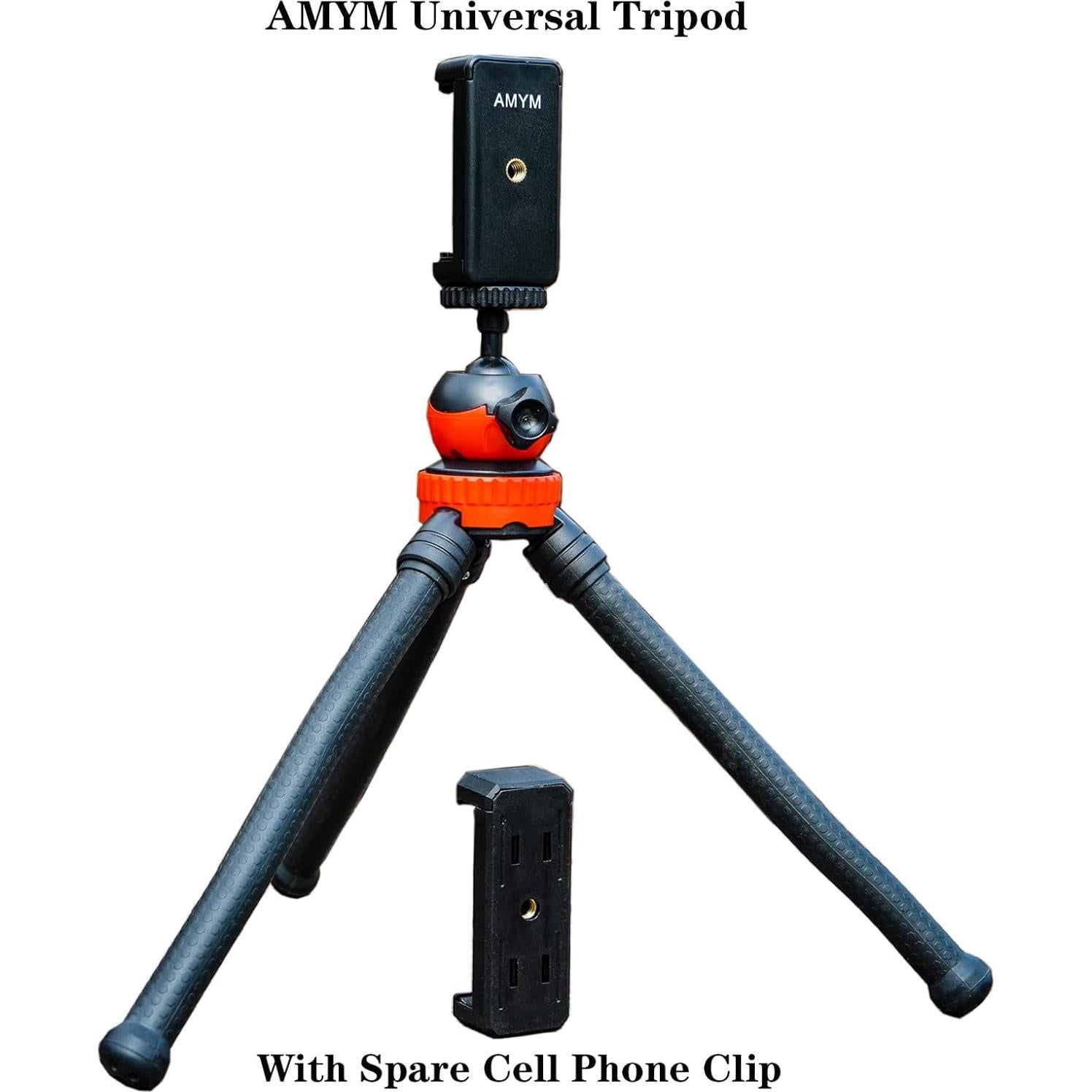 Trípode Flexible AMYM para Teléfono y Cámara - 30 cm