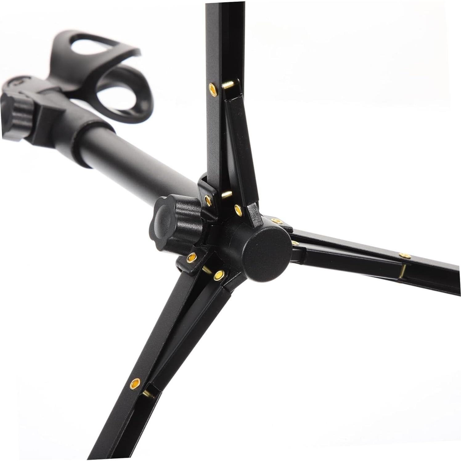 Soporte de Micrófono Ajustable de Metal con Trípode Plegable