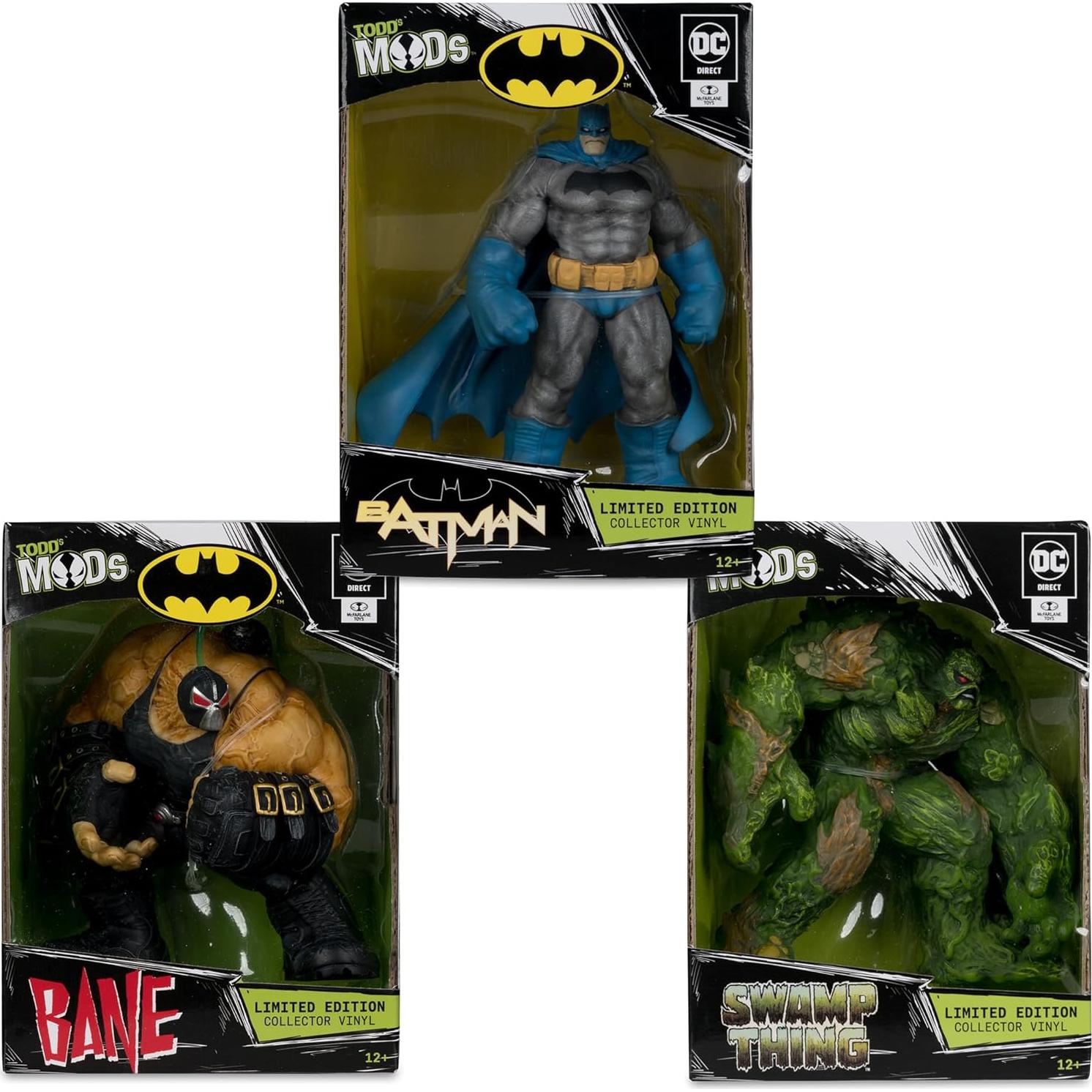 Figuras de Vinilo McFarlane Toys DC Todd's Mods - 3 Piezas